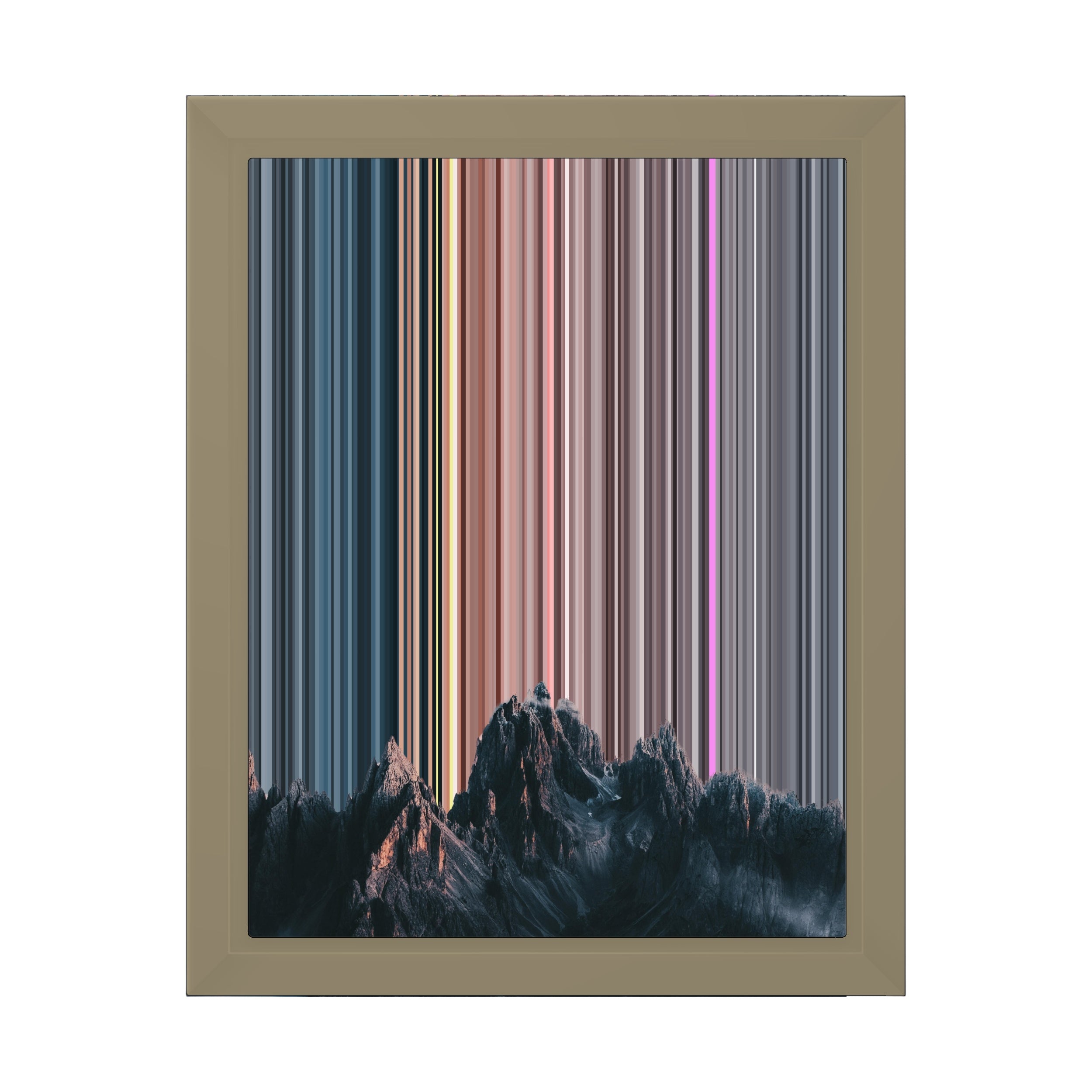 8×10" Framed Canvas - Natural variant