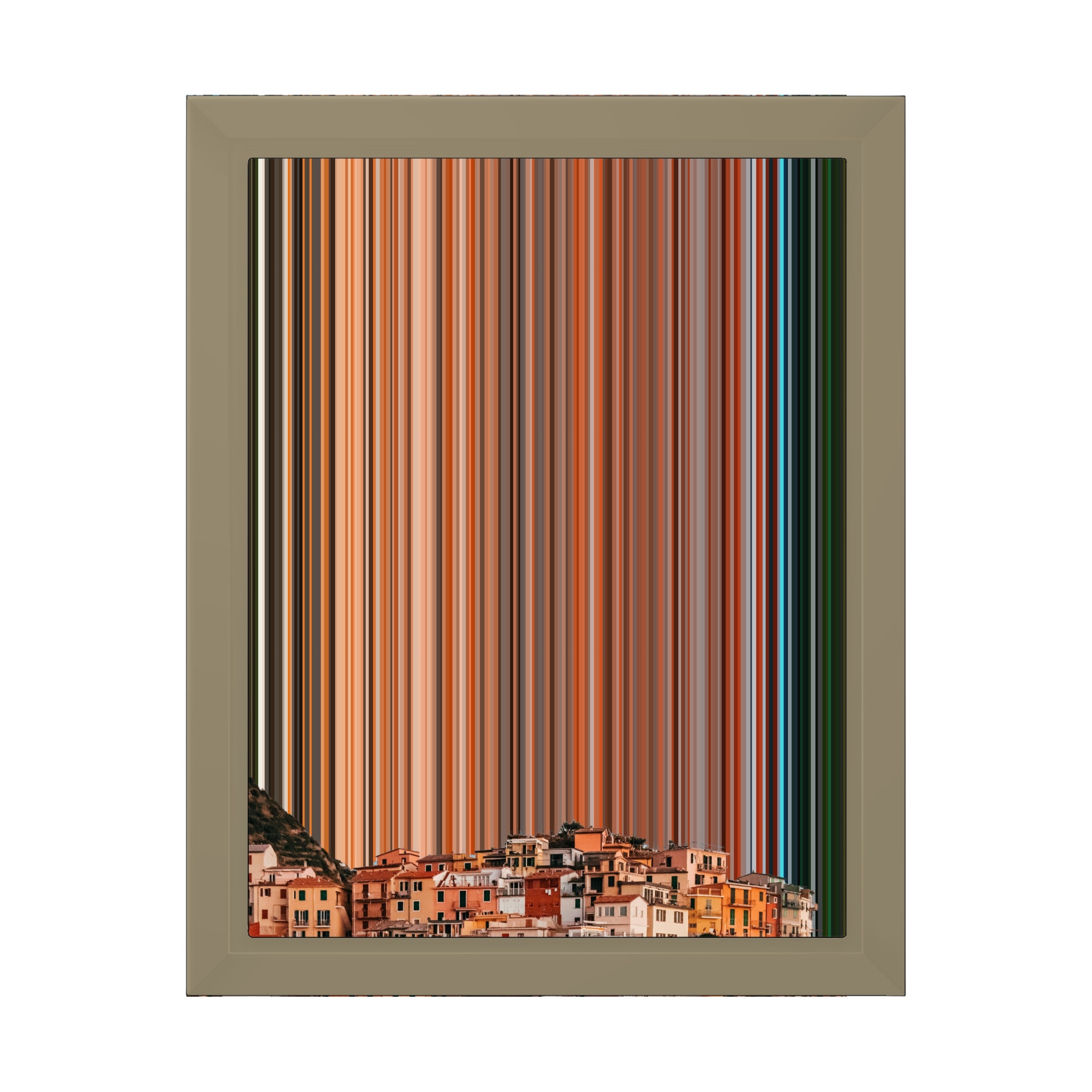 8×10" Framed Canvas - Natural variant