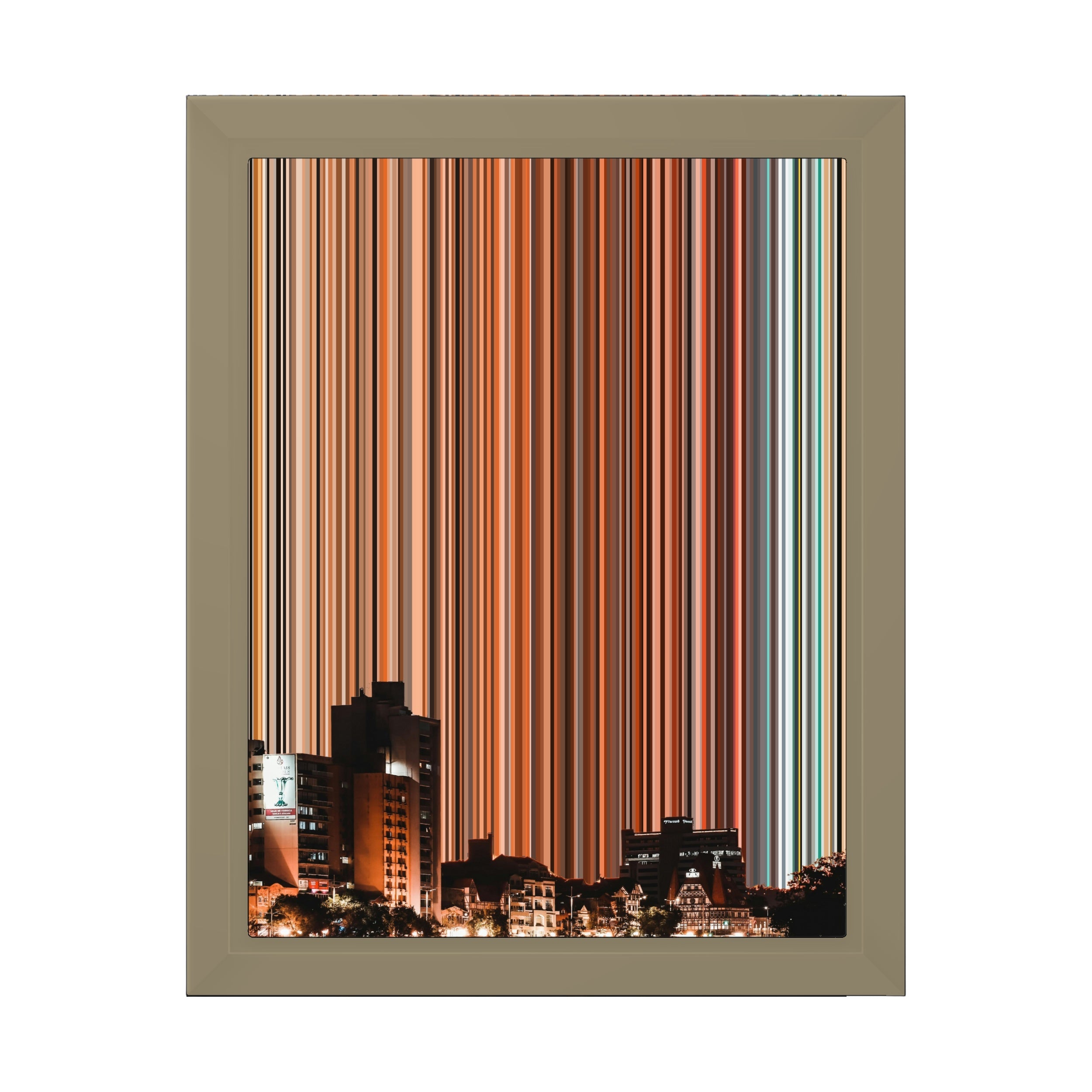 8×10" Framed Canvas - Natural variant