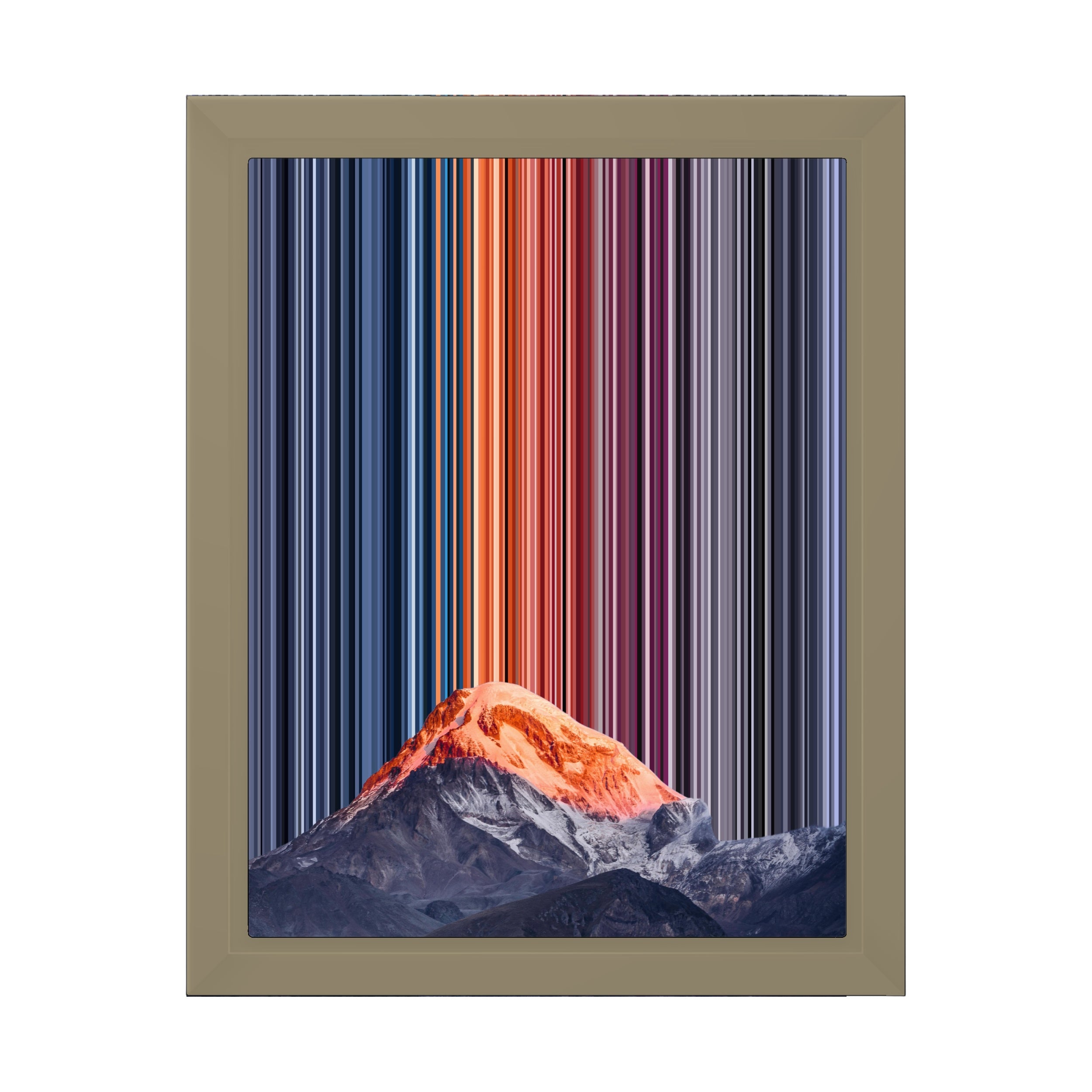 8×10" Framed Canvas - Natural variant