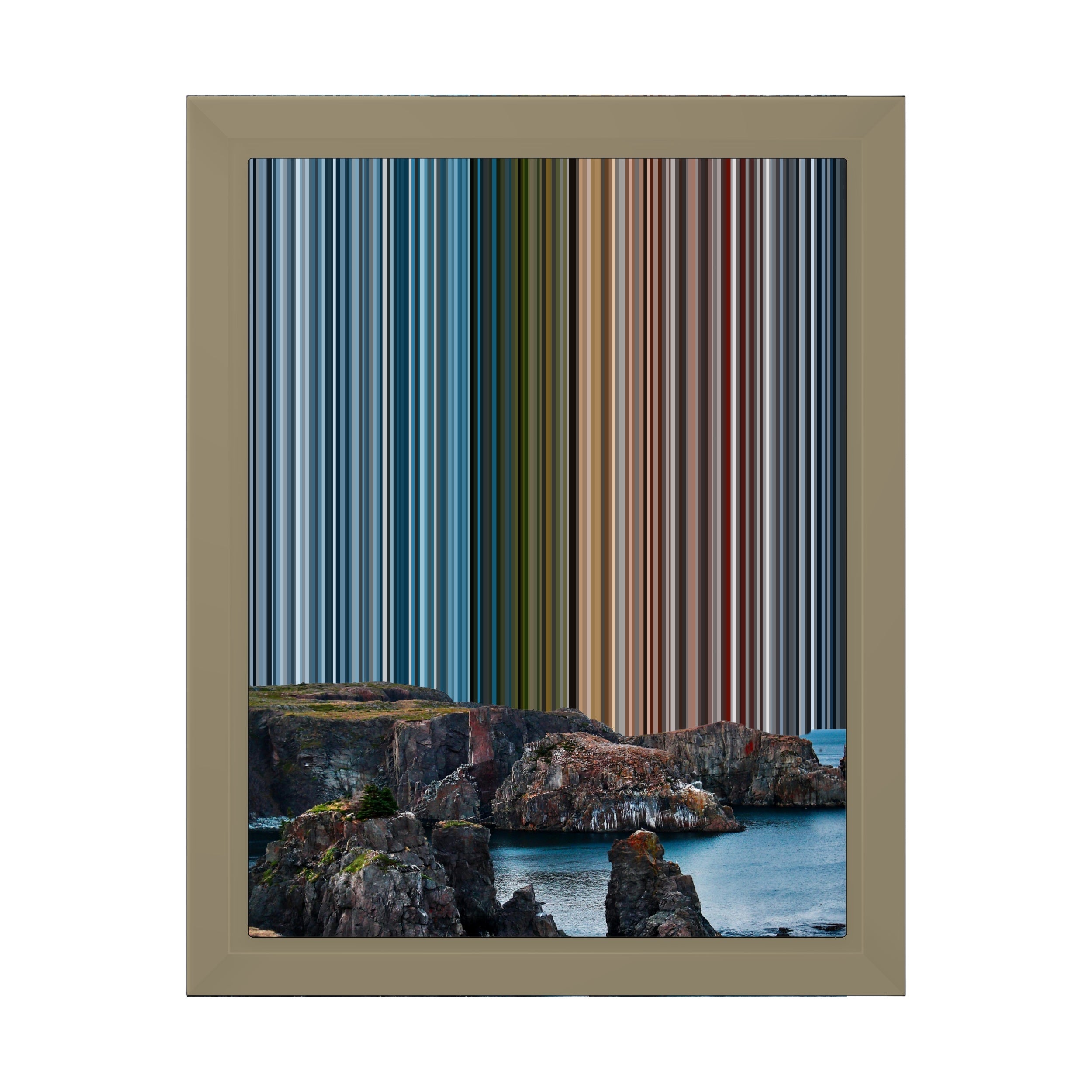 8×10" Framed Canvas - Natural variant