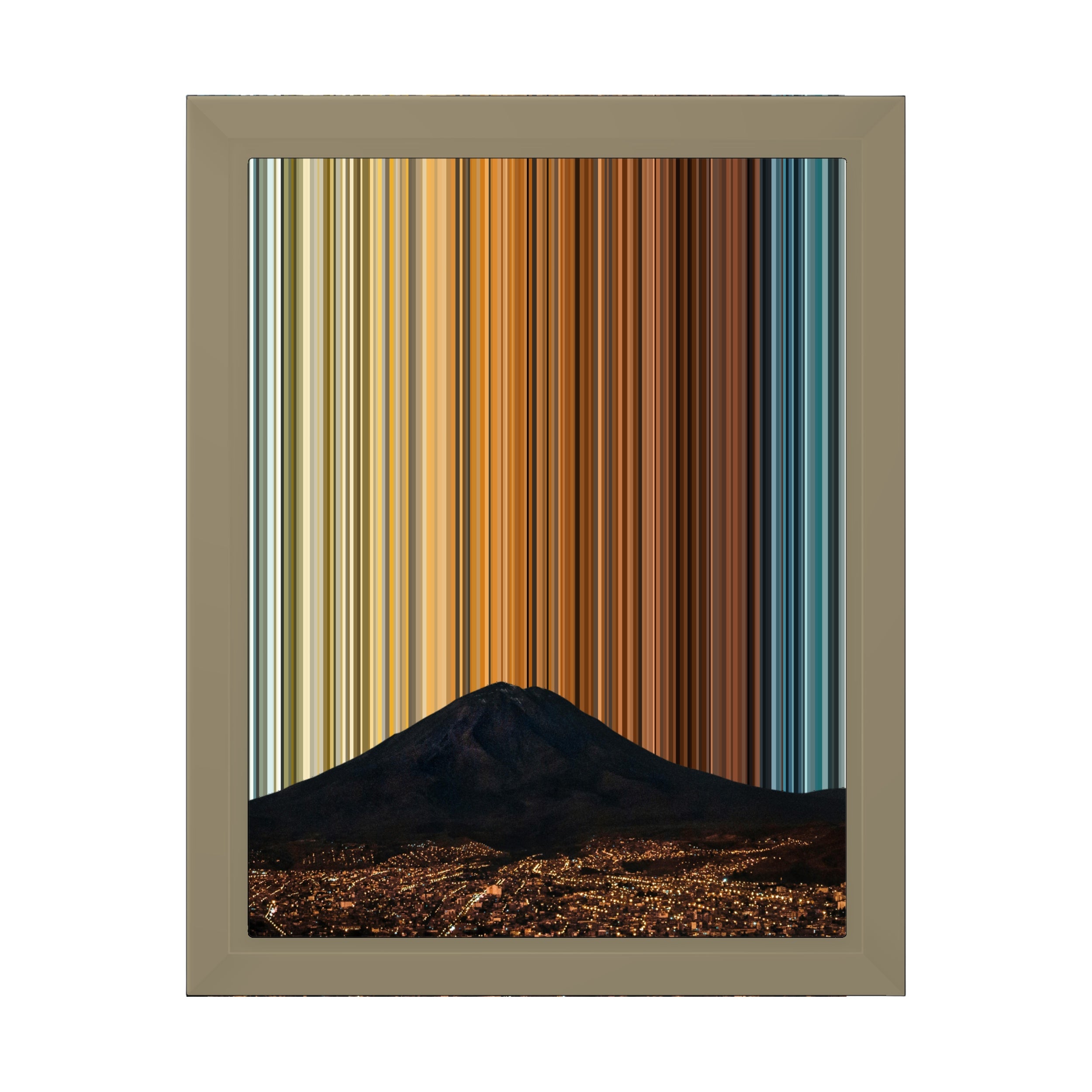 8×10" Framed Canvas - Natural variant