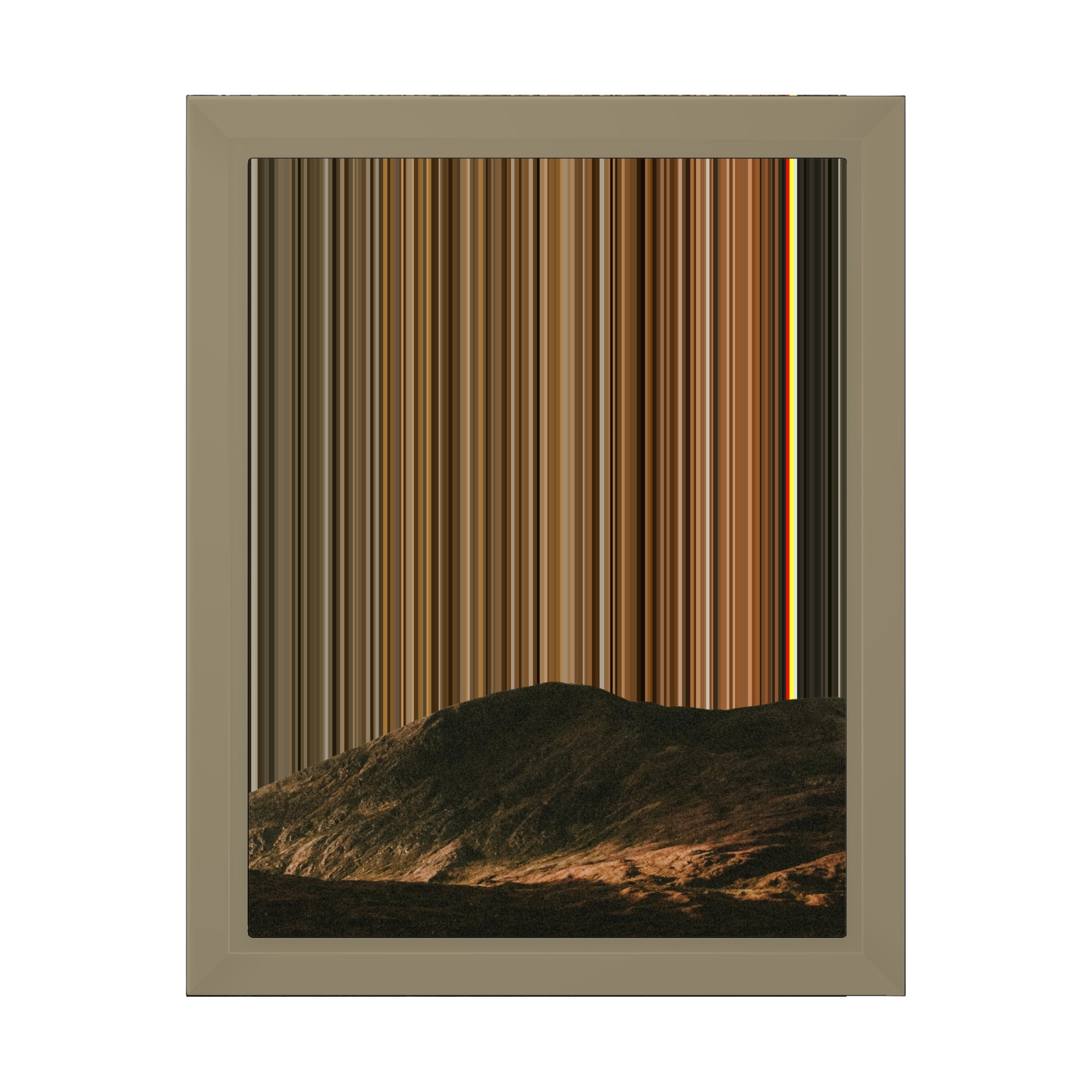 8×10" Framed Canvas - Natural variant