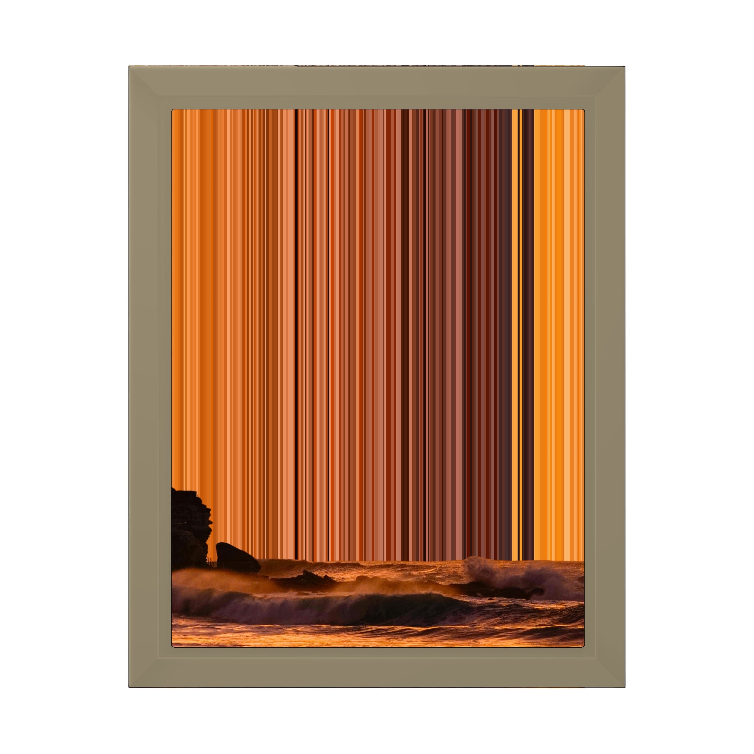 8×10" Framed Canvas - Natural variant