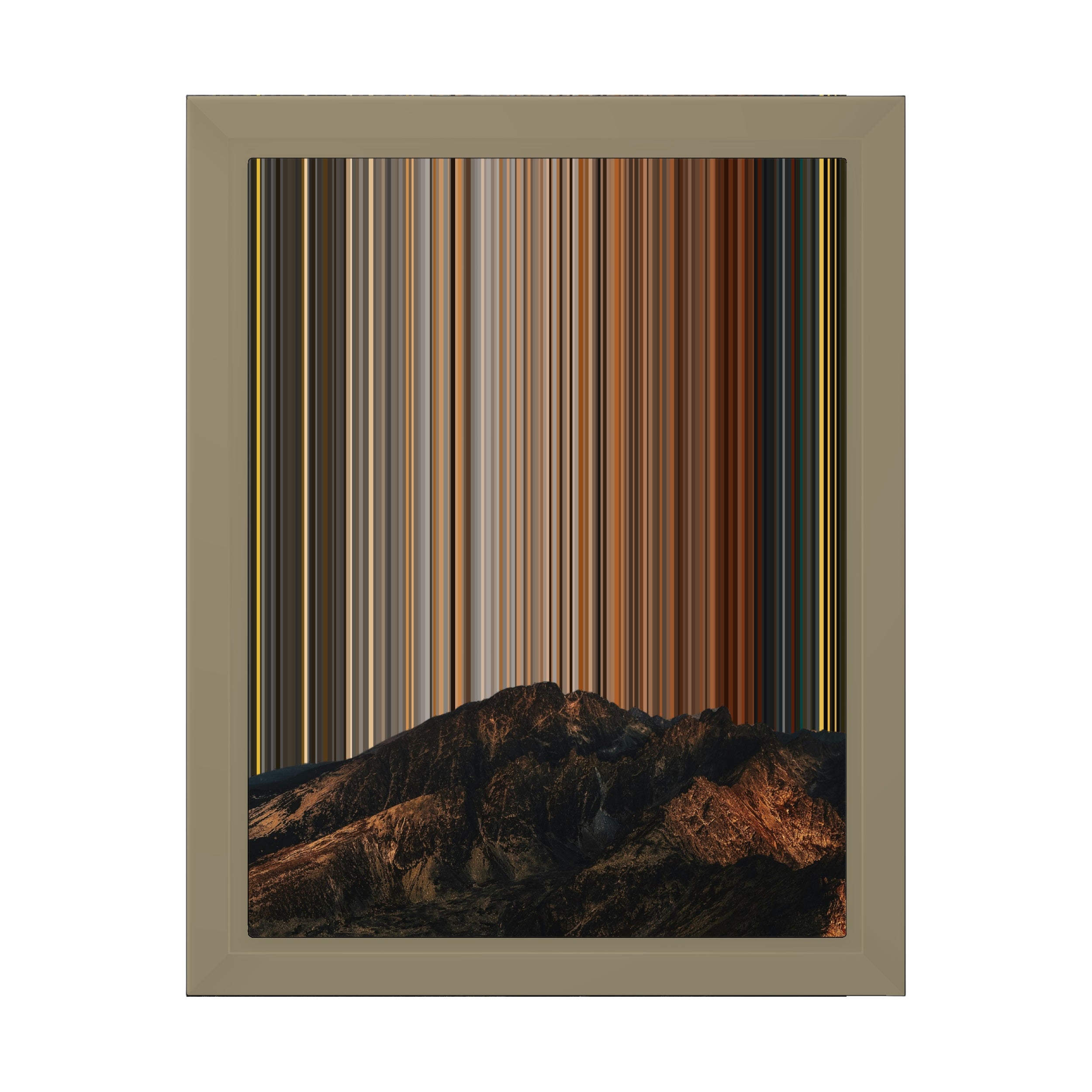 8×10" Framed Canvas - Natural variant