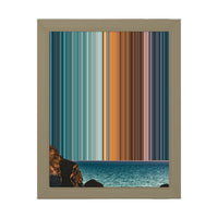 8×10" Framed Canvas - Natural variant