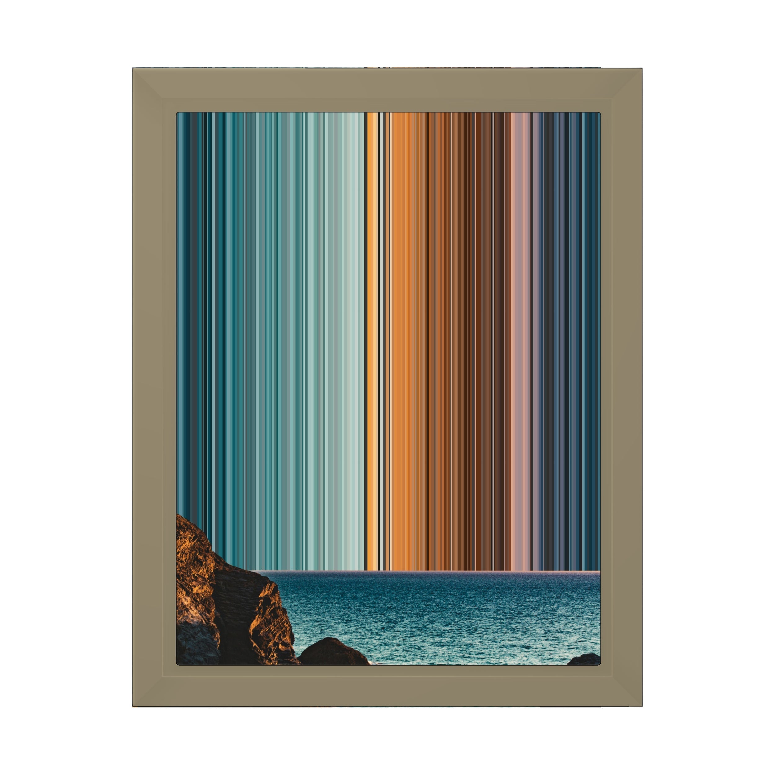 8×10" Framed Canvas - Natural variant