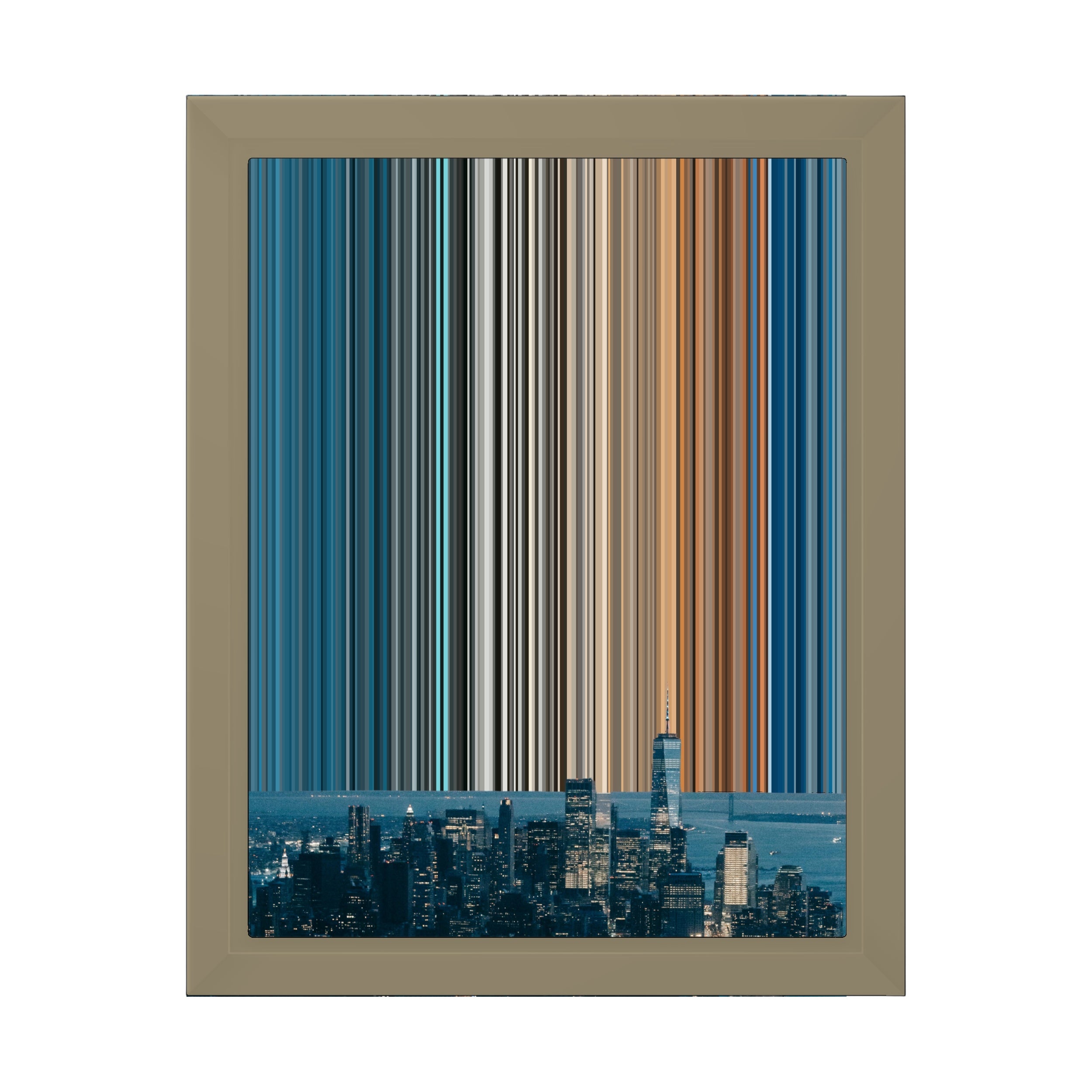 8×10" Framed Canvas - Natural variant