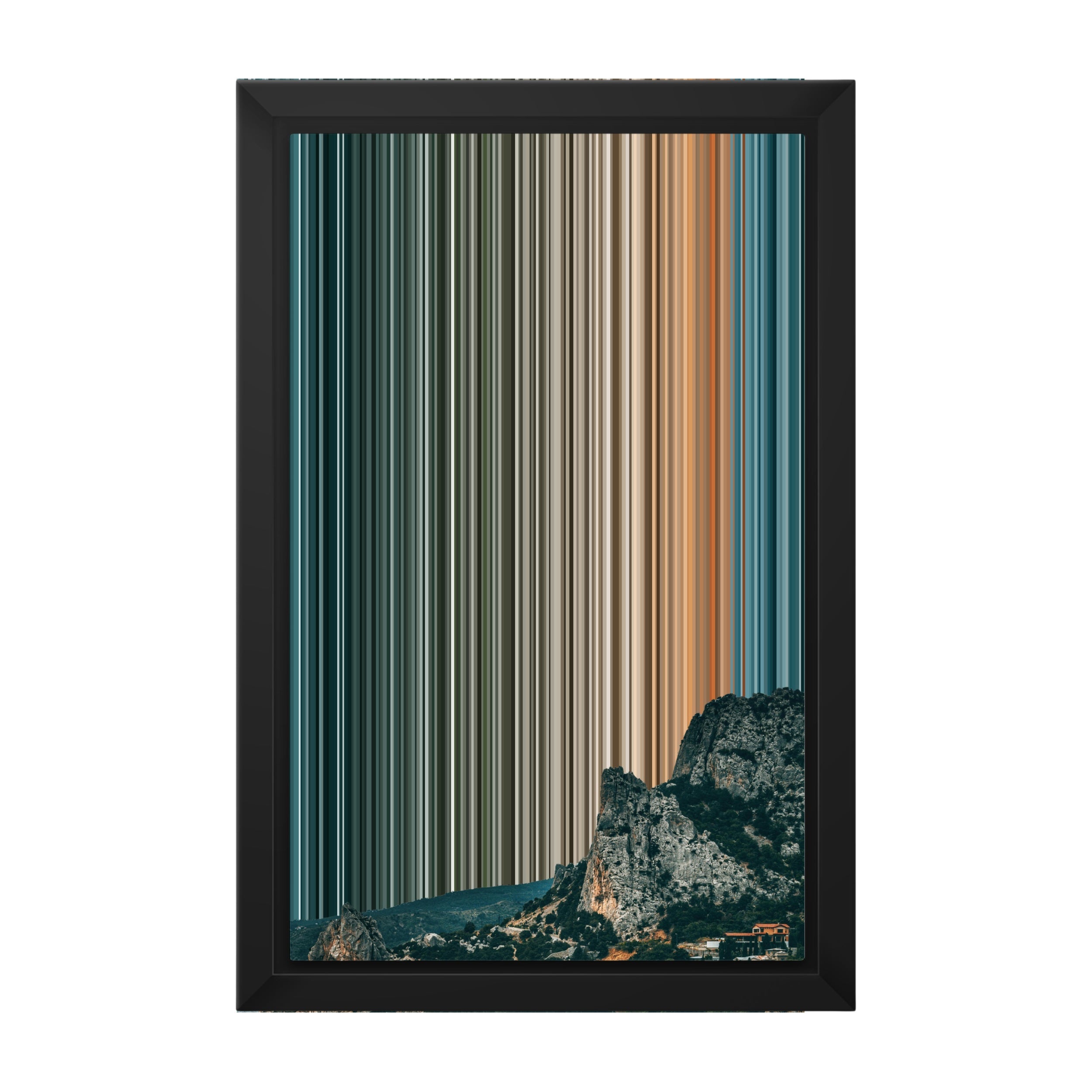 8×12" Framed Canvas - Black variant