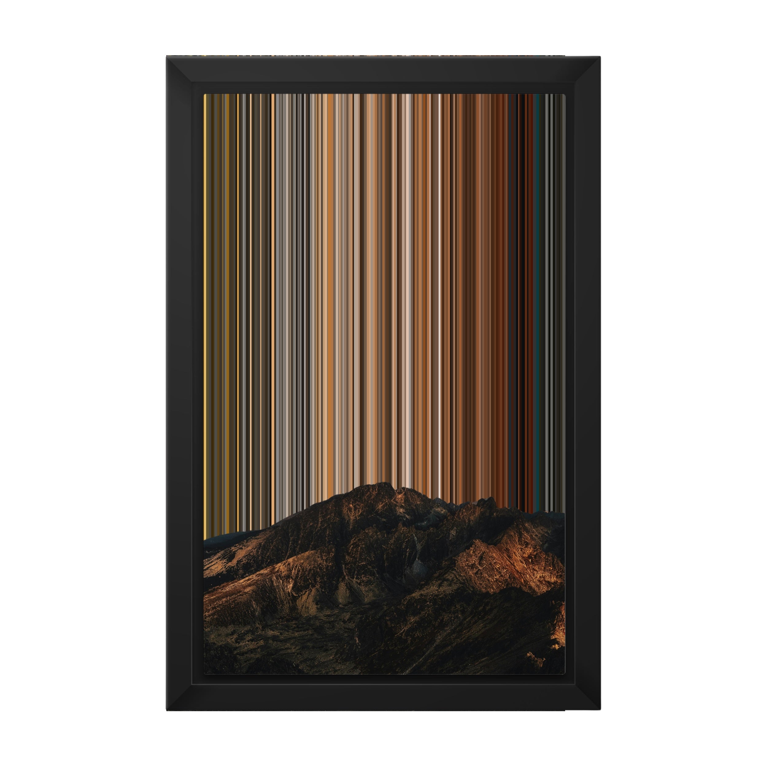 8×12" Framed Canvas - Black variant