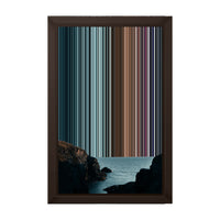 8×12" Framed Canvas - Brown variant