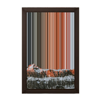 8×12" Framed Canvas - Brown variant