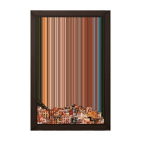 8×12" Framed Canvas - Brown variant