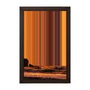 8×12" Framed Canvas - Brown variant