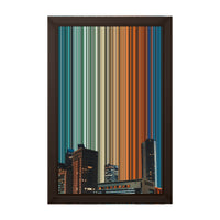 8×12" Framed Canvas - Brown variant