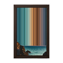 8×12" Framed Canvas - Brown variant