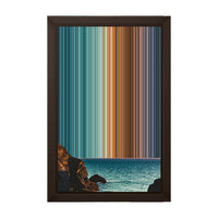 8×12" Framed Canvas - Brown variant