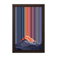 8×12" Framed Canvas - Brown variant