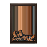 8×12" Framed Canvas - Brown variant