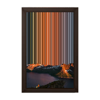 8×12" Framed Canvas - Brown variant