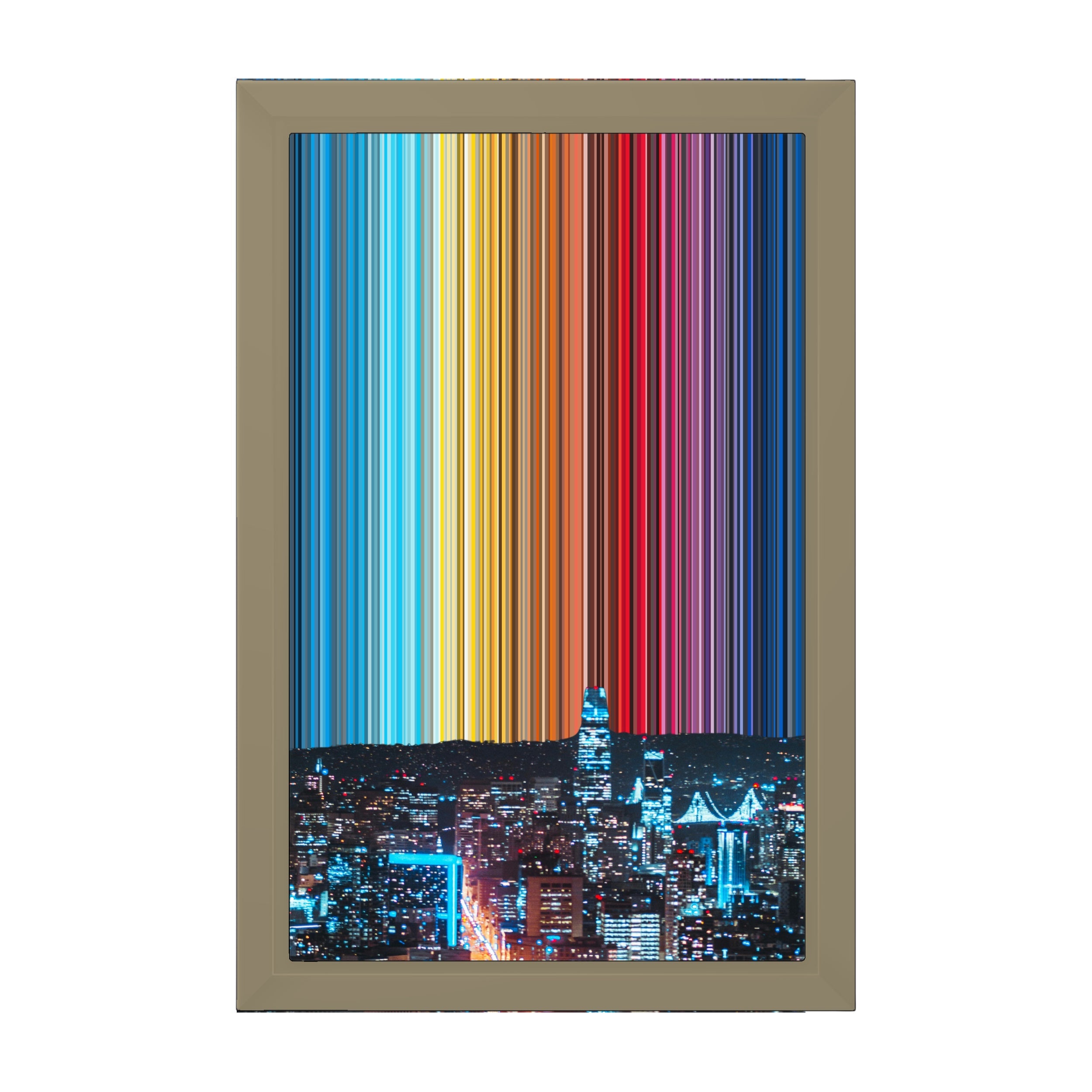 8×12" Framed Canvas - Natural variant