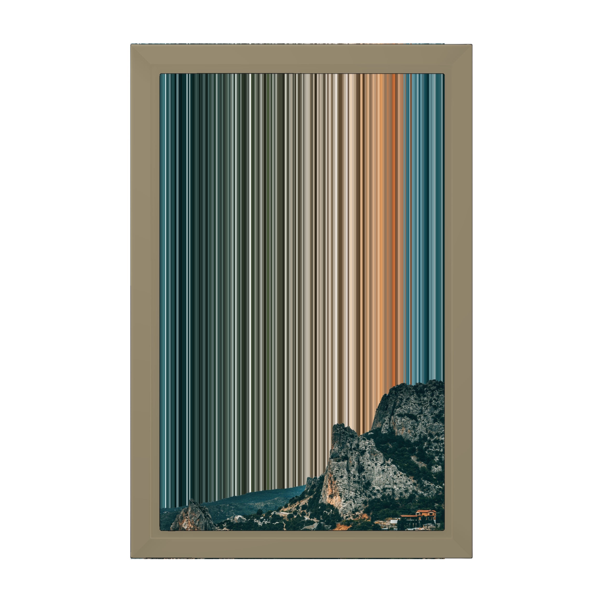 8×12" Framed Canvas - Natural variant