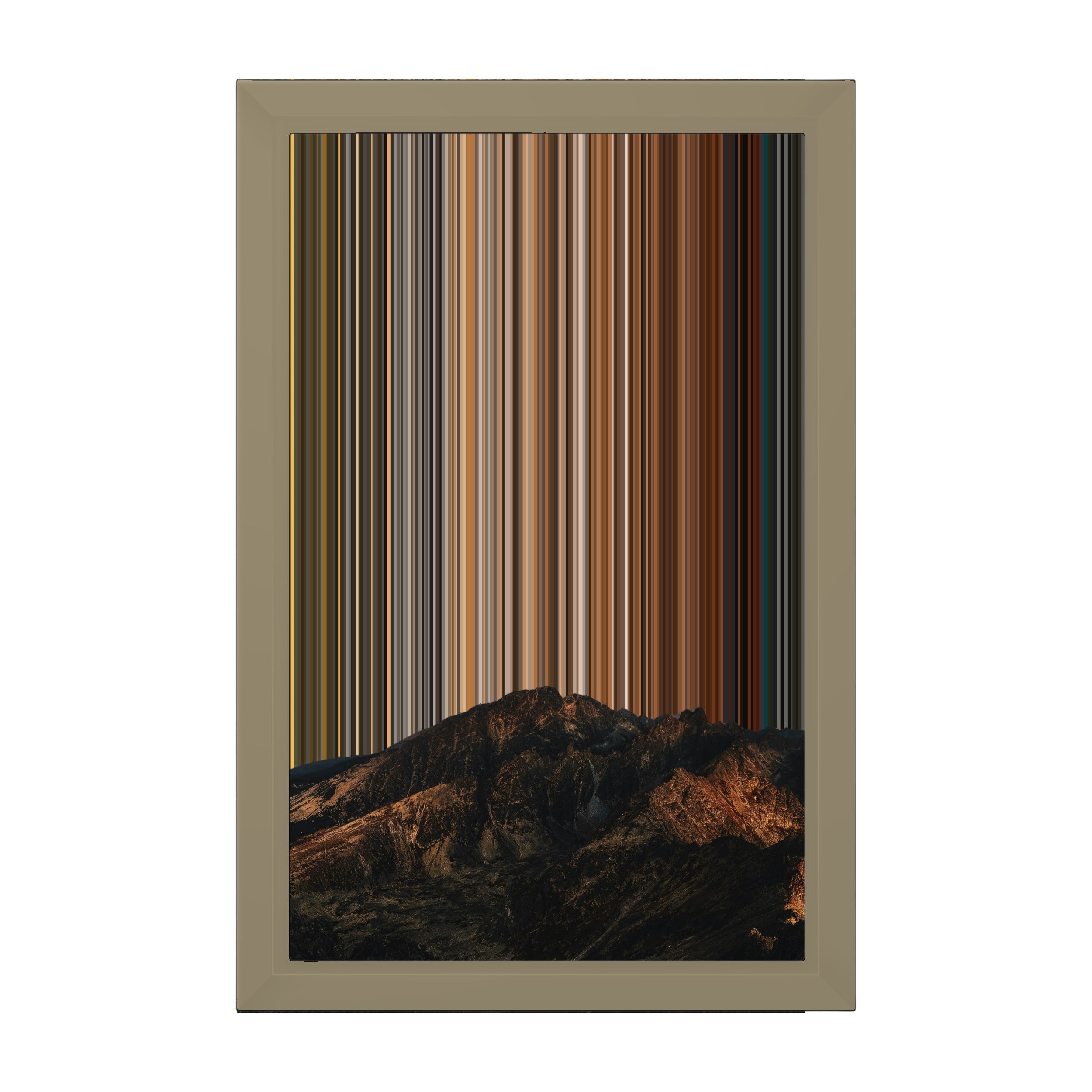 8×12" Framed Canvas - Natural variant