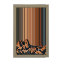 8×12" Framed Canvas - Natural variant