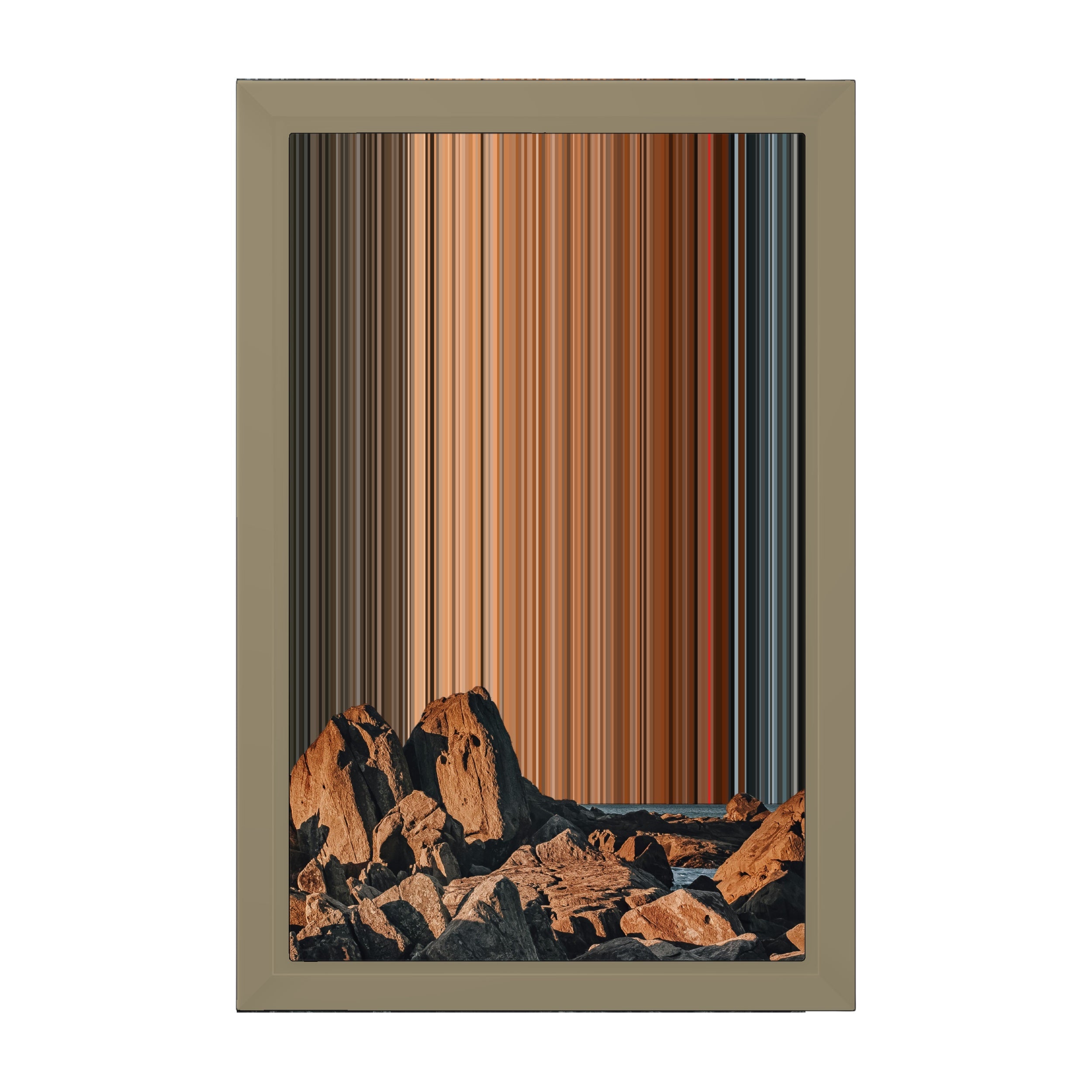 8×12" Framed Canvas - Natural variant