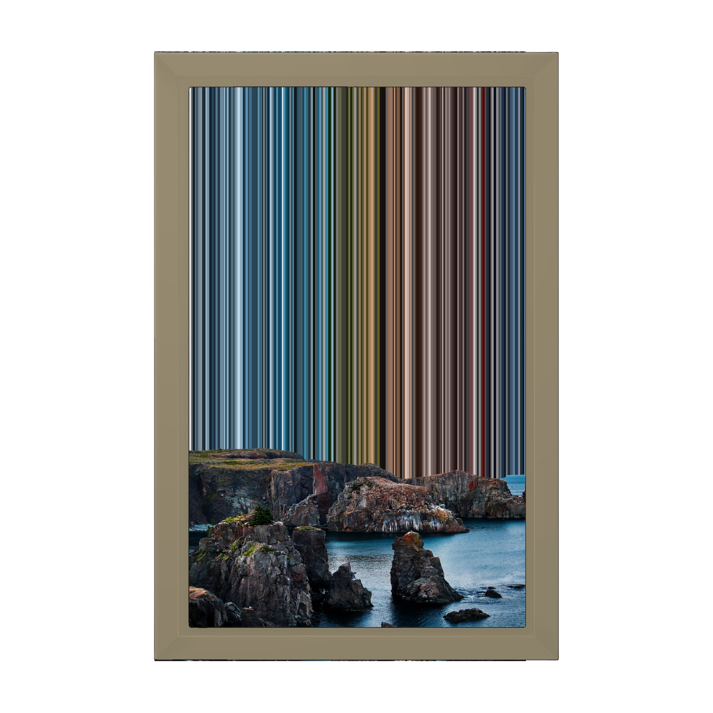 8×12" Framed Canvas - Natural variant