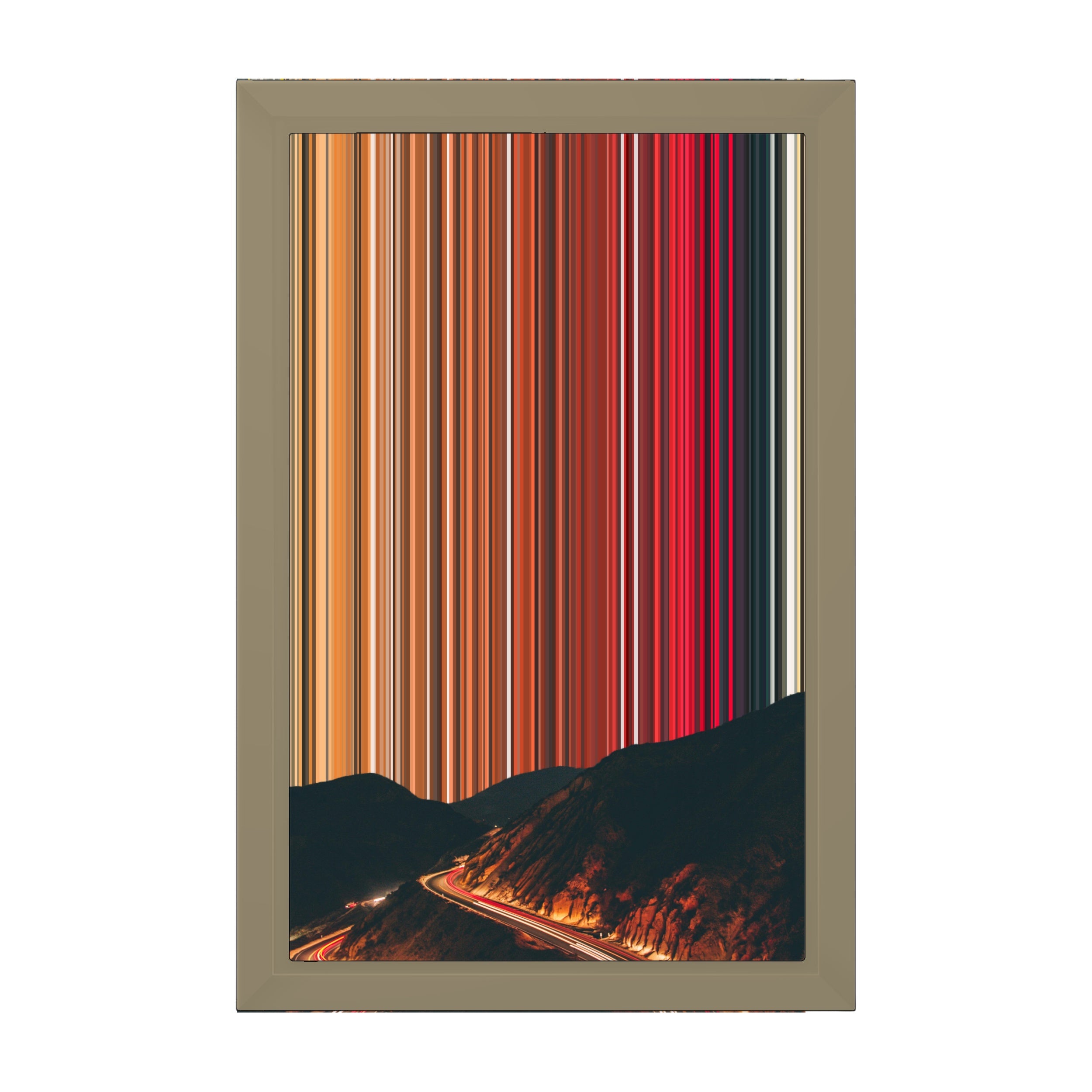 8×12" Framed Canvas - Natural variant