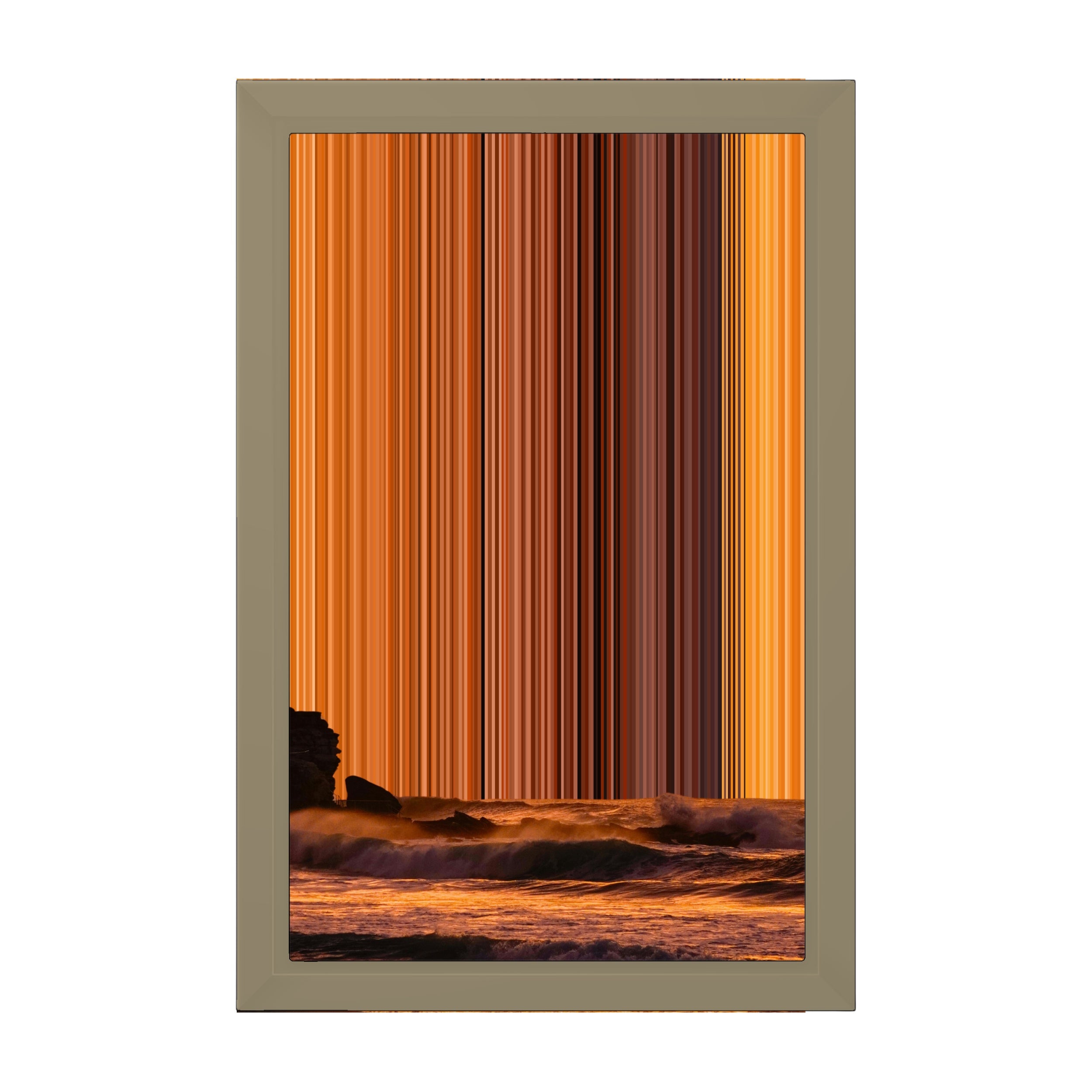 8×12" Framed Canvas - Natural variant