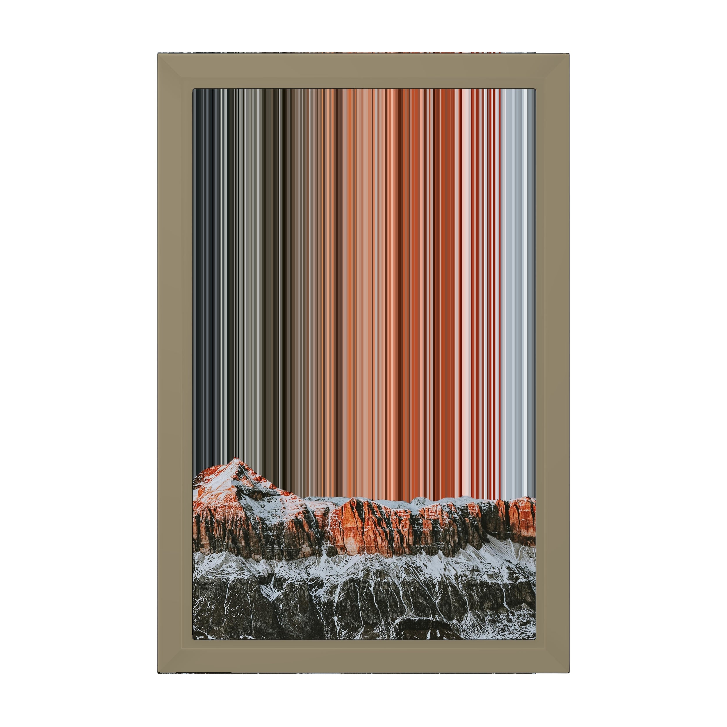 8×12" Framed Canvas - Natural variant