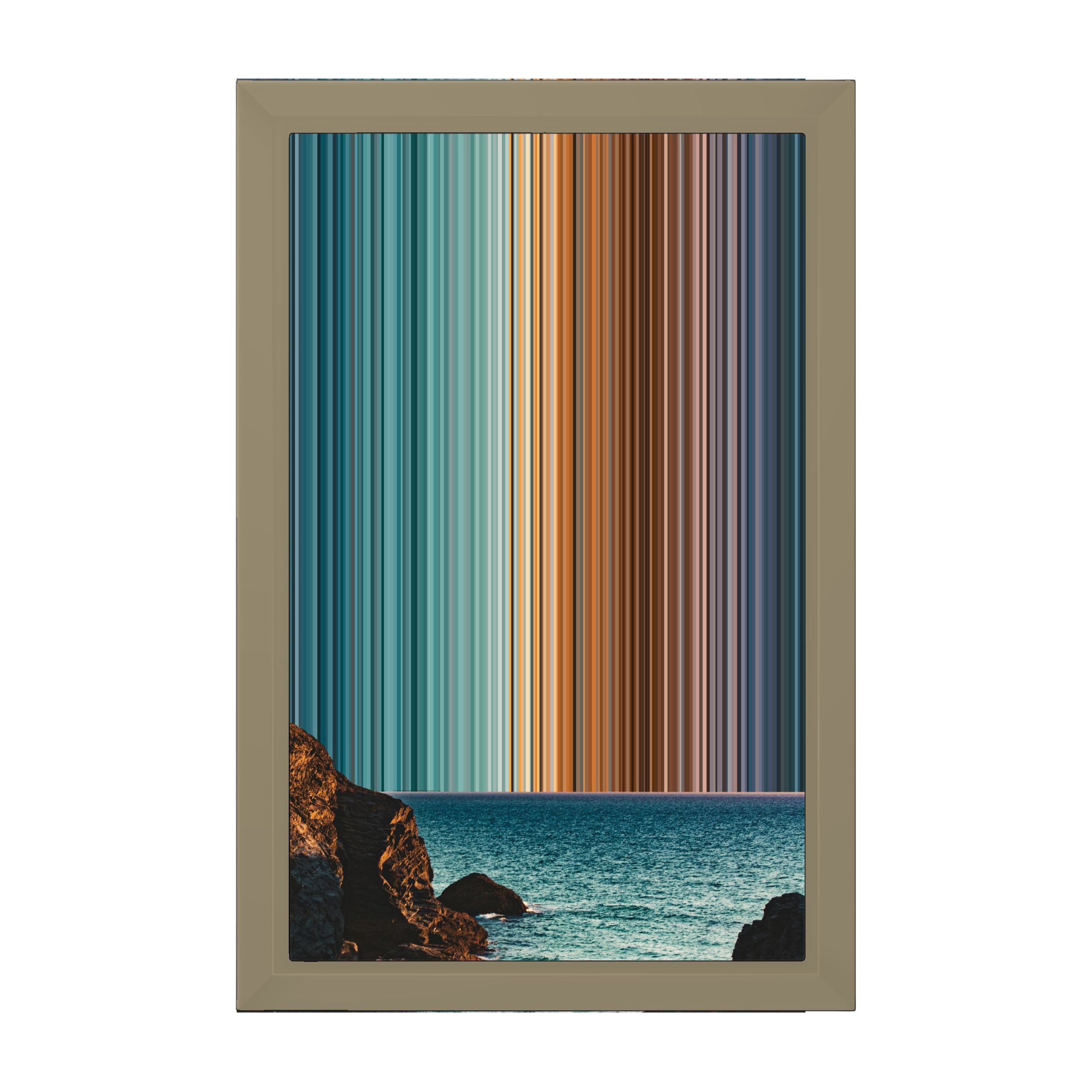 8×12" Framed Canvas - Natural variant