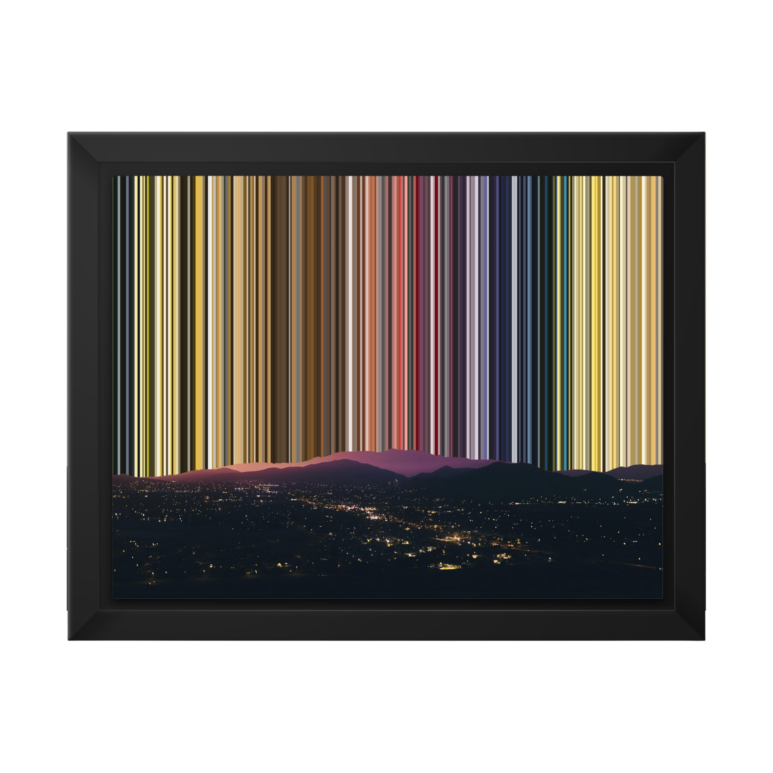 10×8" Framed Canvas - Black variant