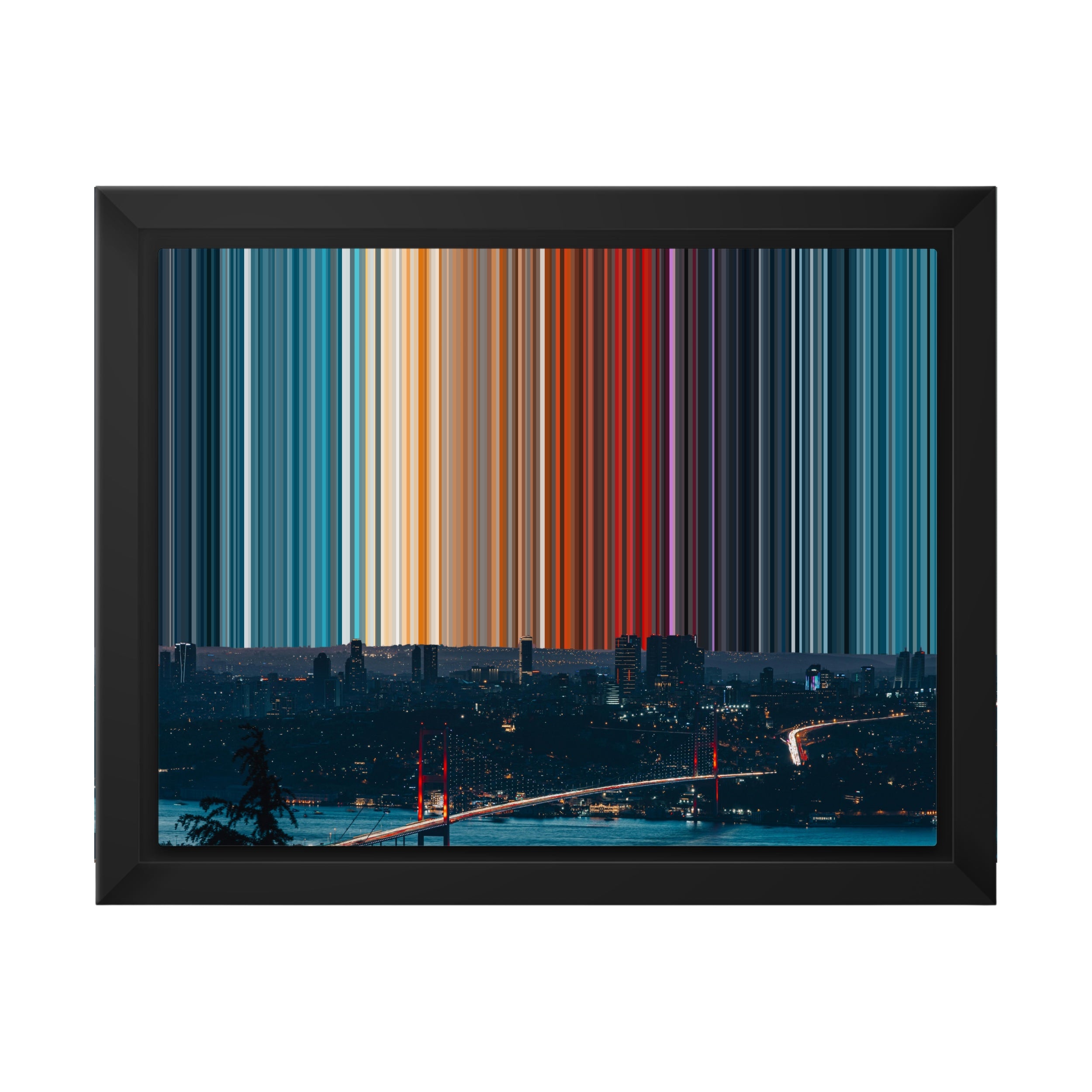 10×8" Framed Canvas - Black variant