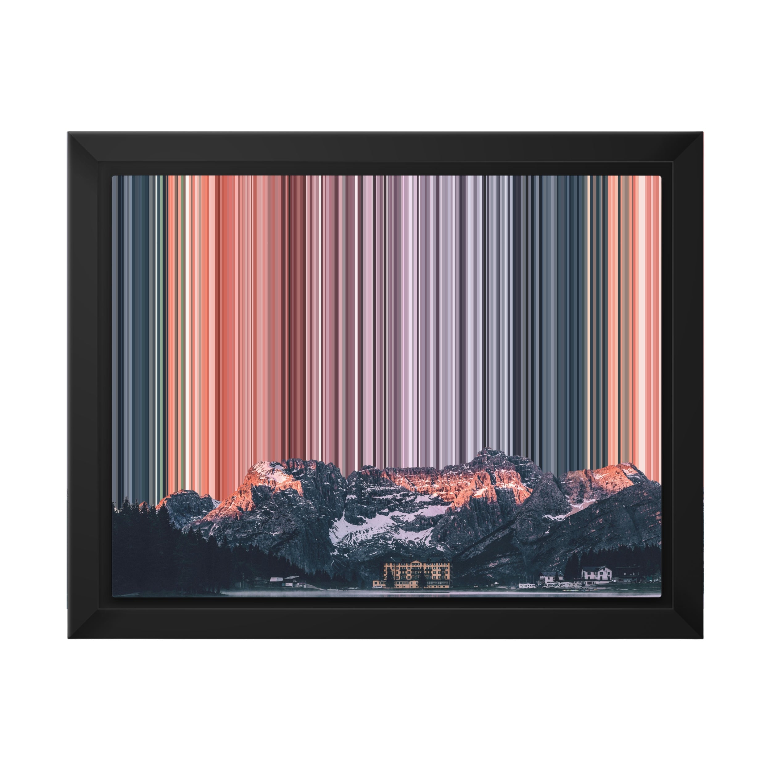 10×8" Framed Canvas - Black variant