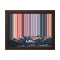 10×8" Framed Canvas - Brown variant