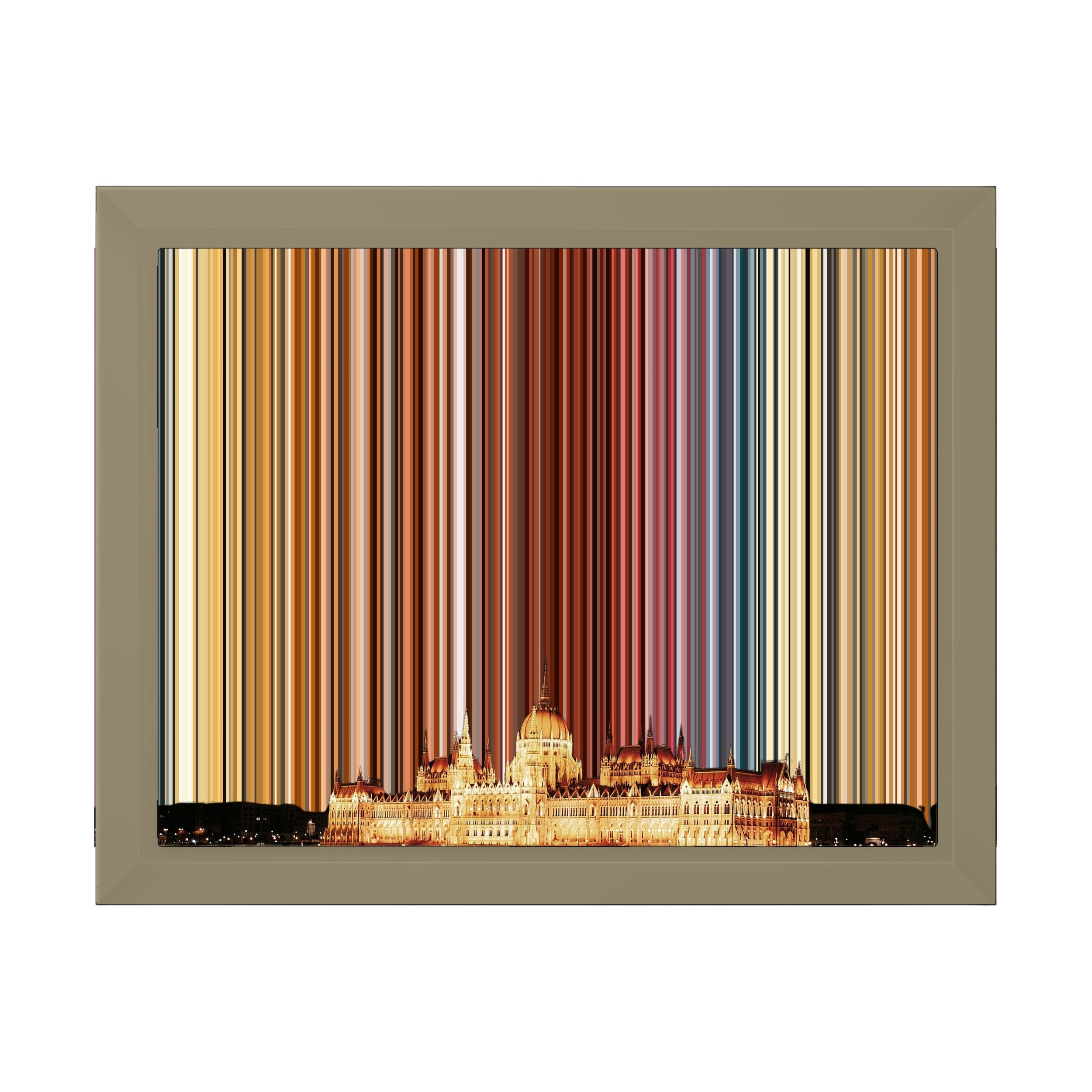 10×8" Framed Canvas - Natural variant