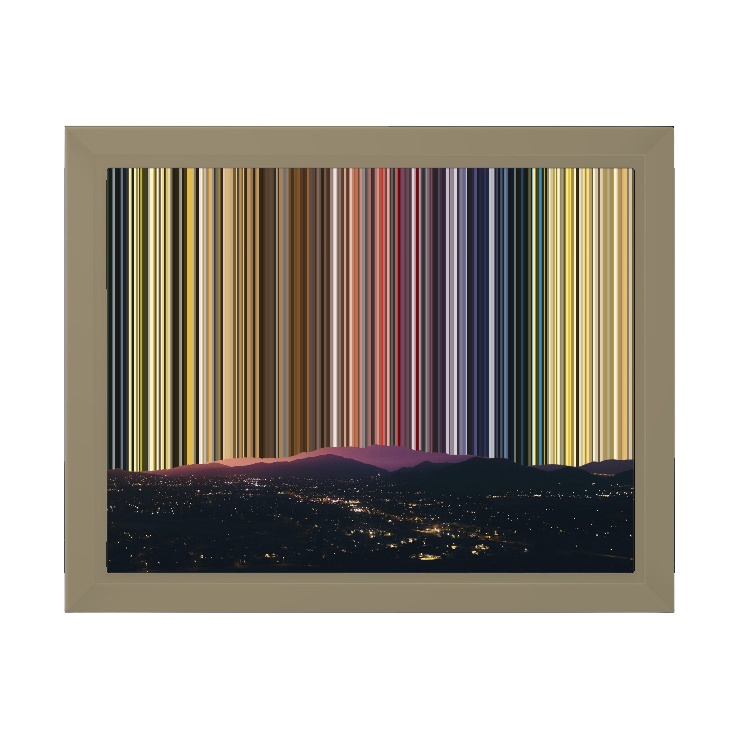 10×8" Framed Canvas - Natural variant