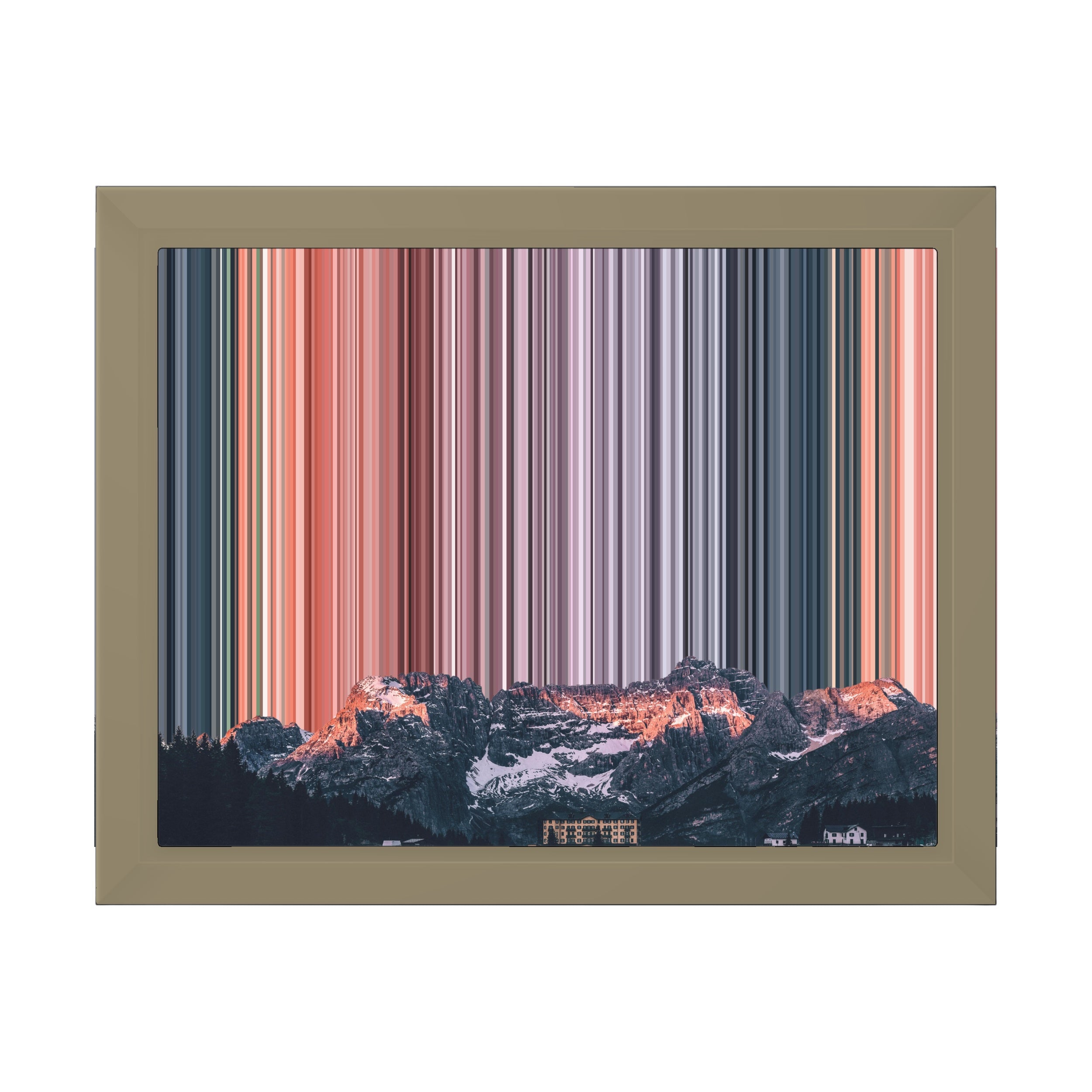 10×8" Framed Canvas - Natural variant