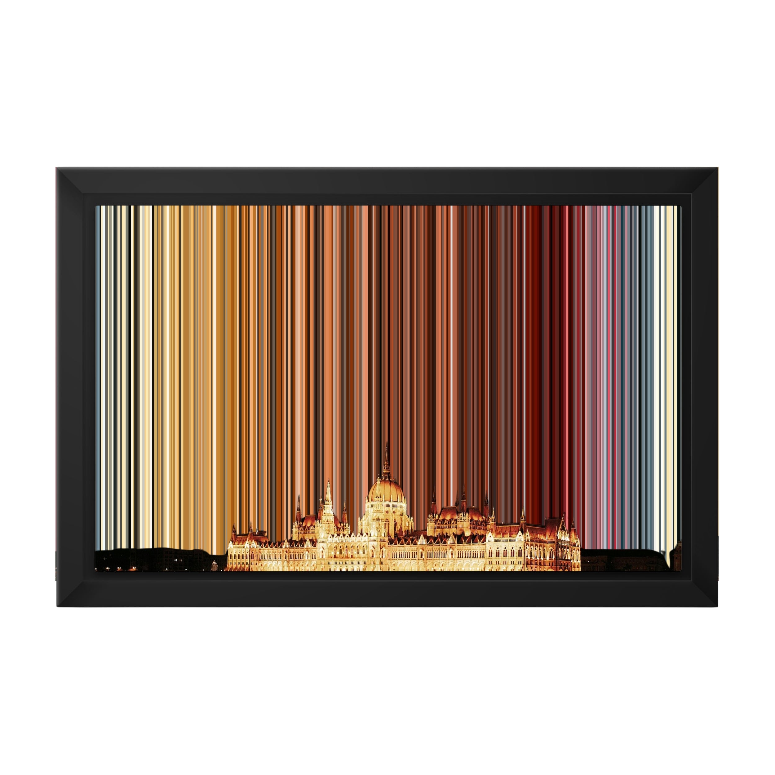 12×8" Framed Canvas - Black variant