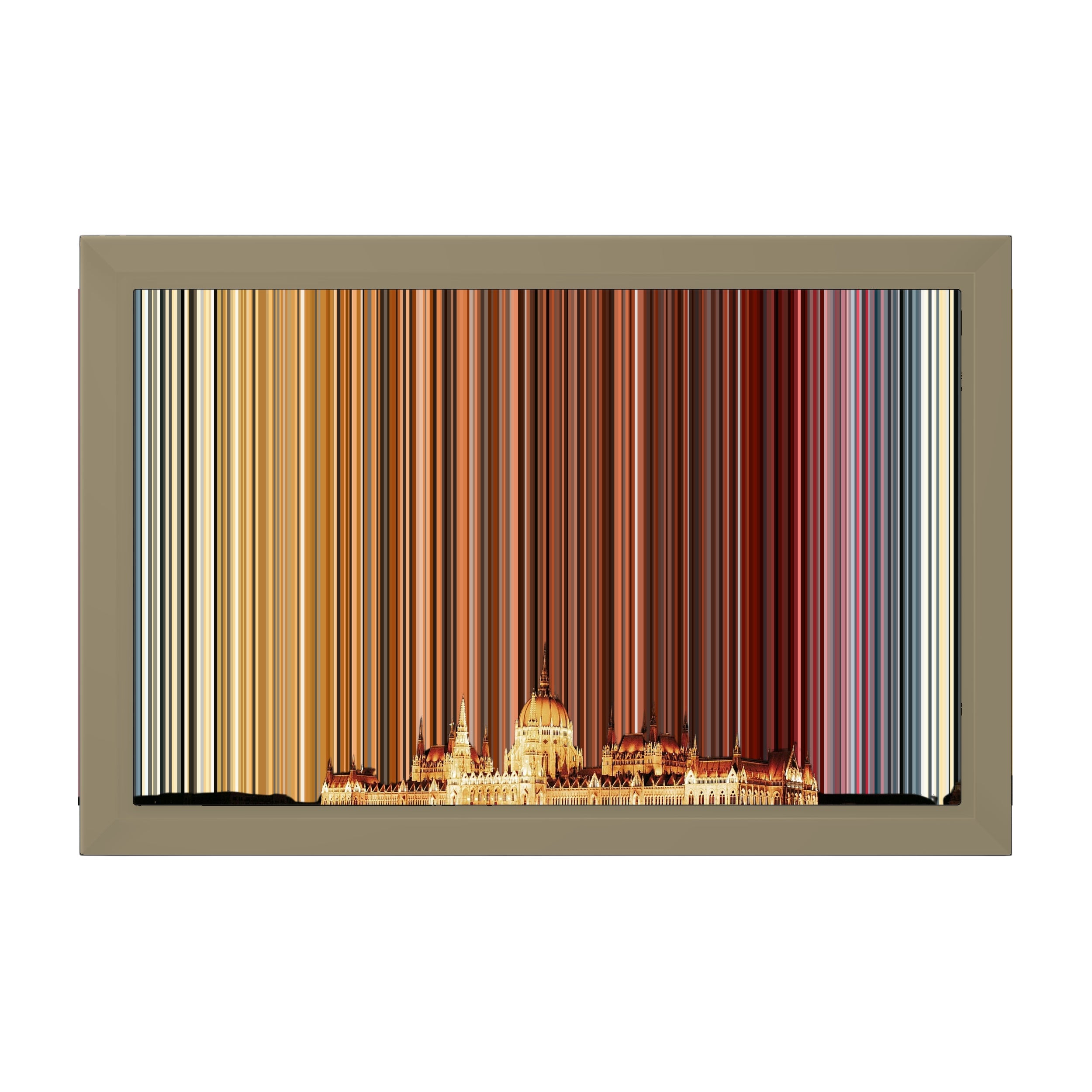 12×8" Framed Canvas - Natural variant