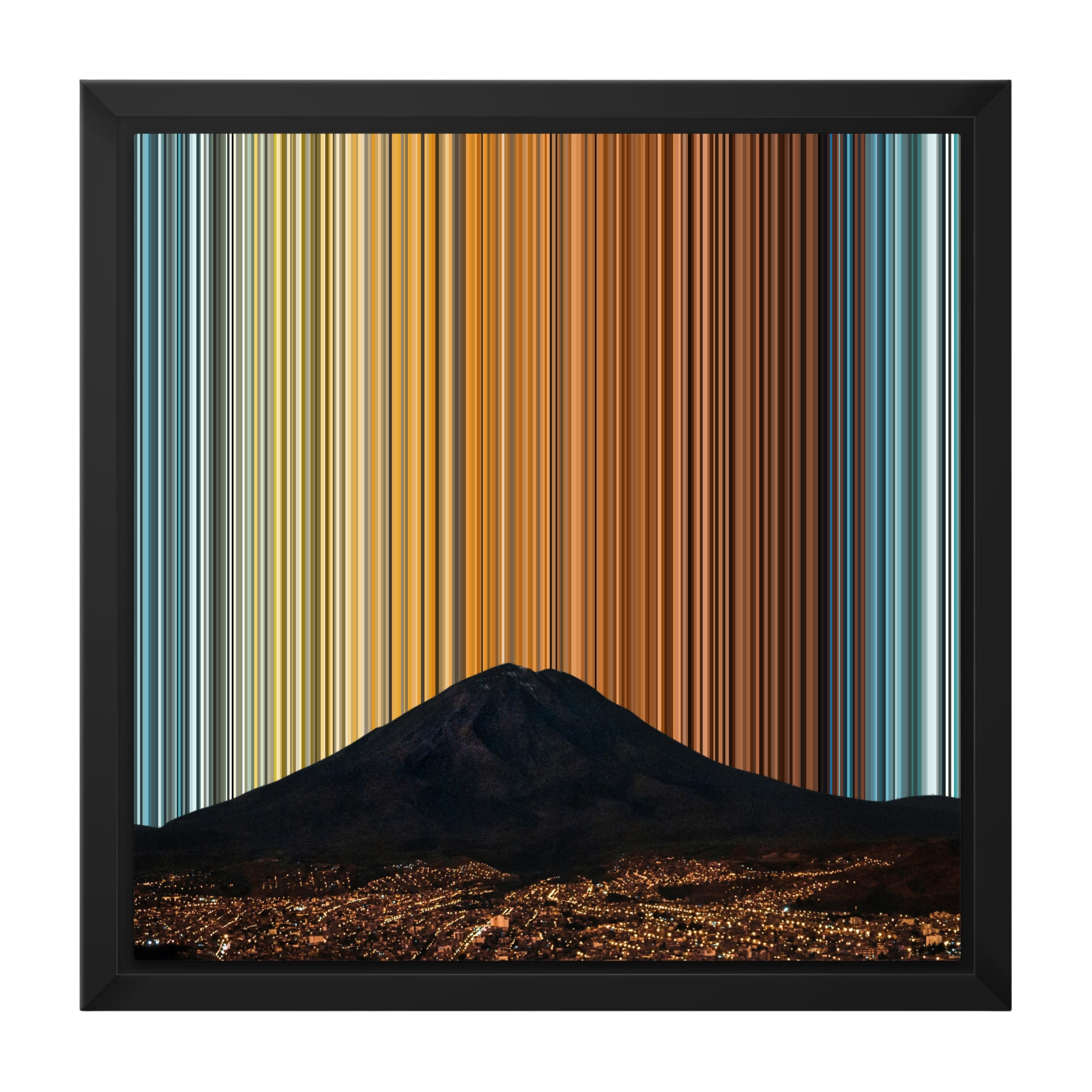 12×12" Framed Canvas - Black variant