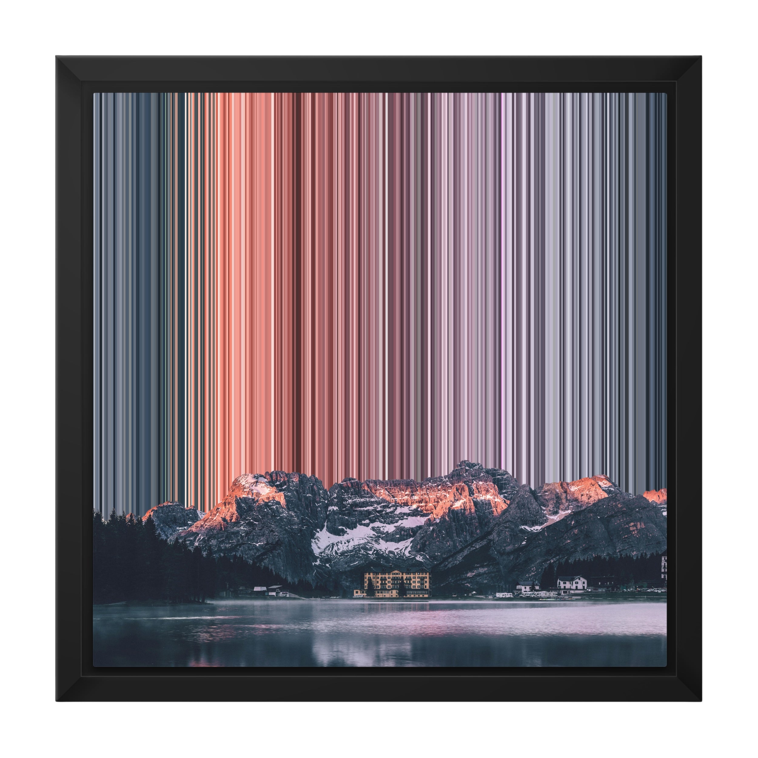 12×12" Framed Canvas - Black variant