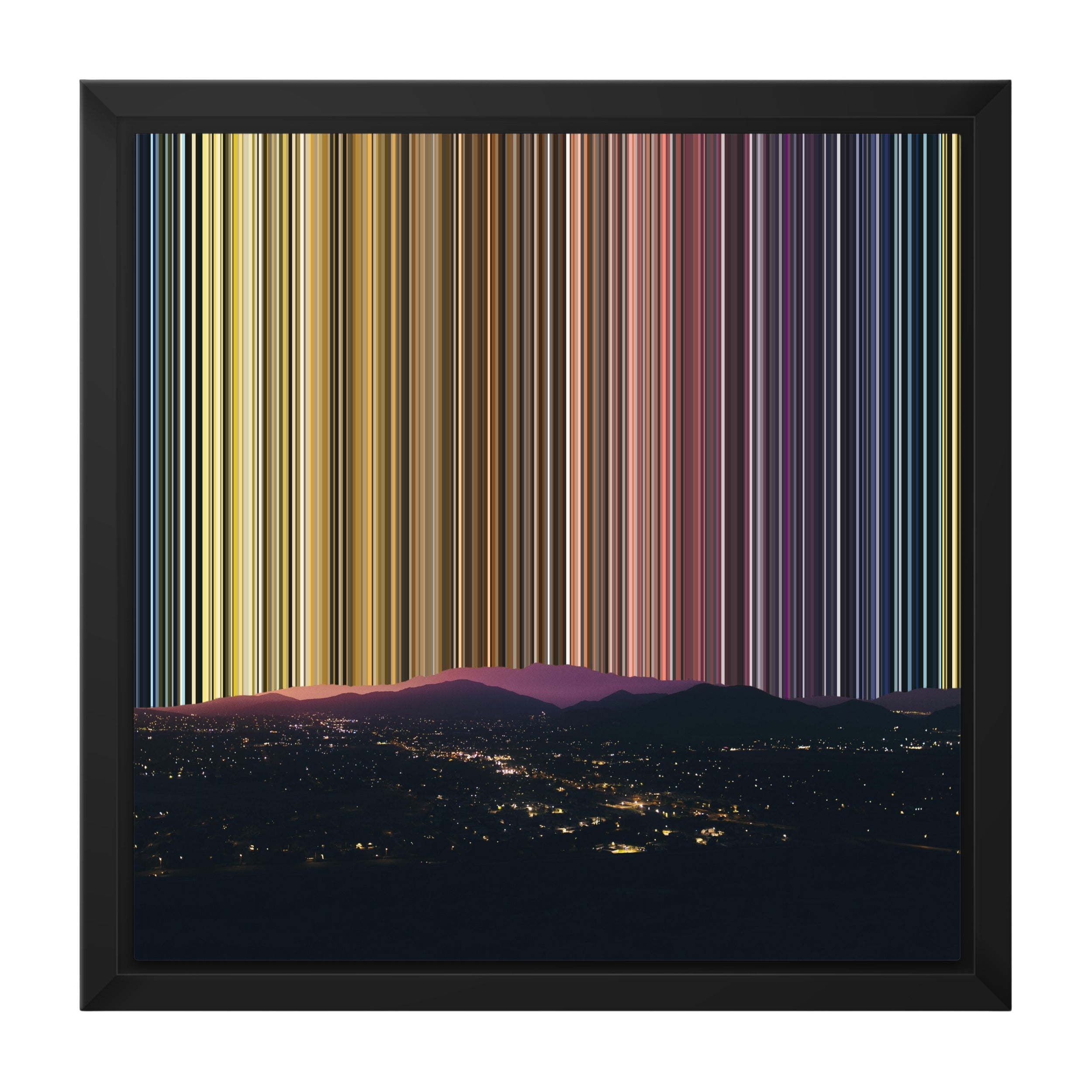 12×12" Framed Canvas - Black variant