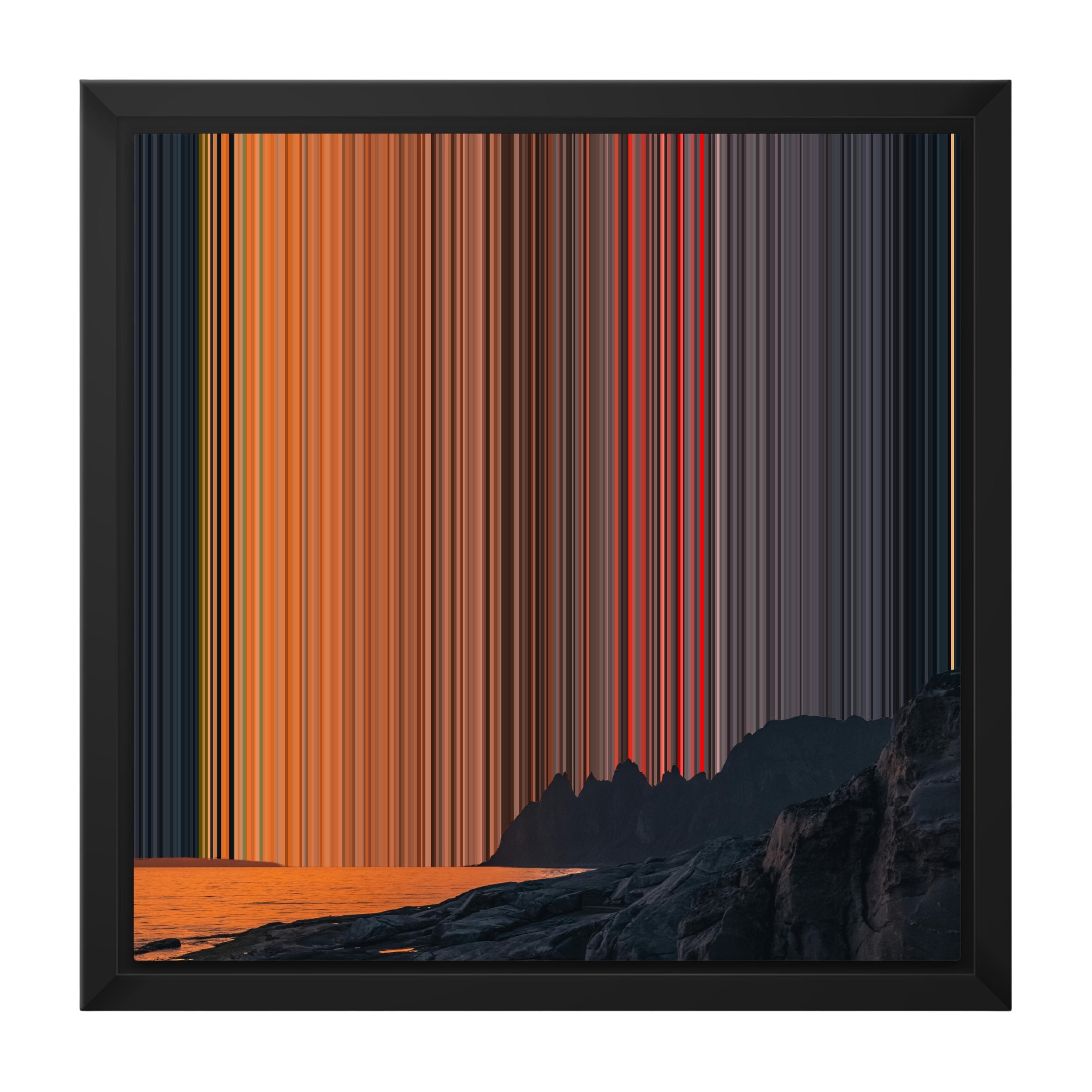 12×12" Framed Canvas - Black variant