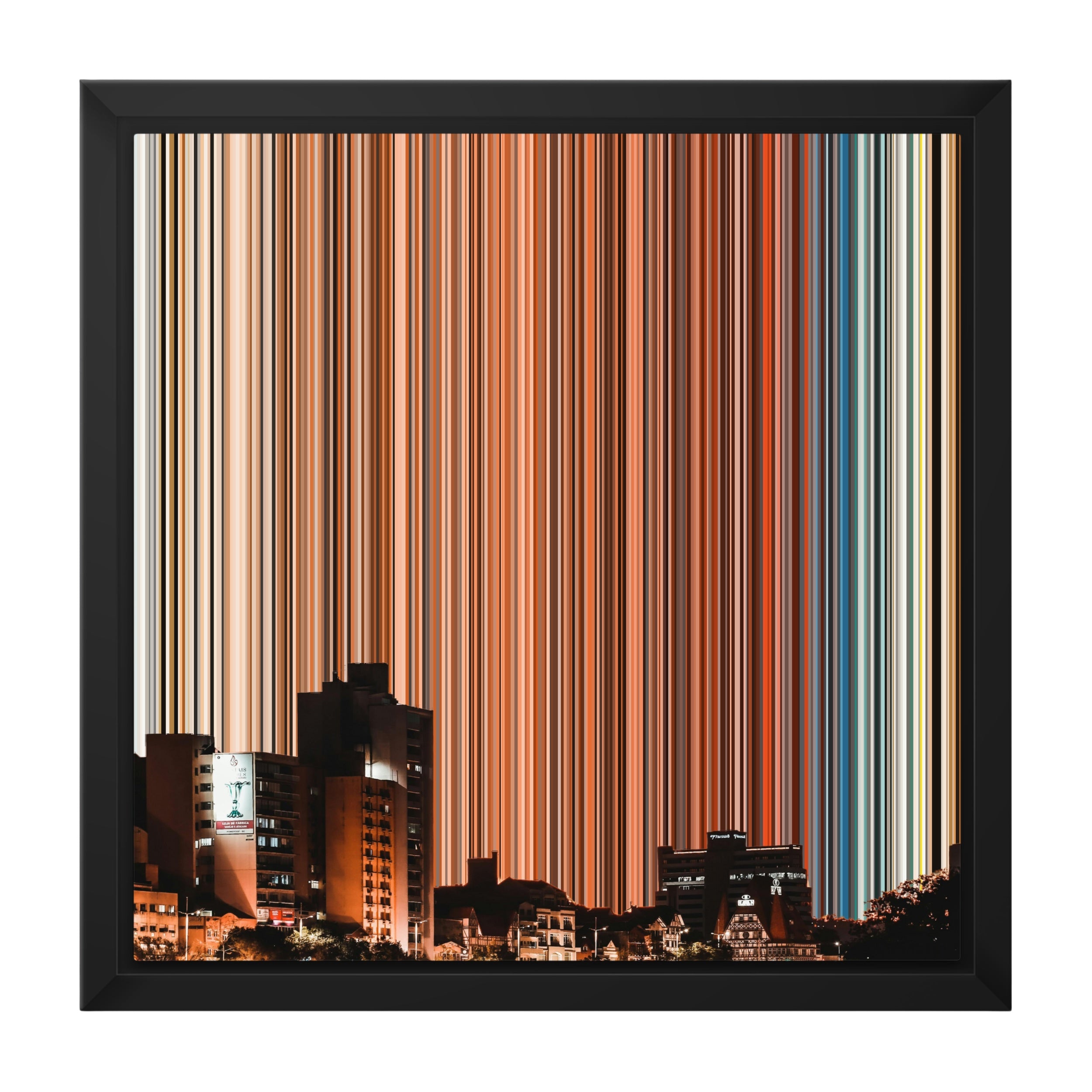 12×12" Framed Canvas - Black variant