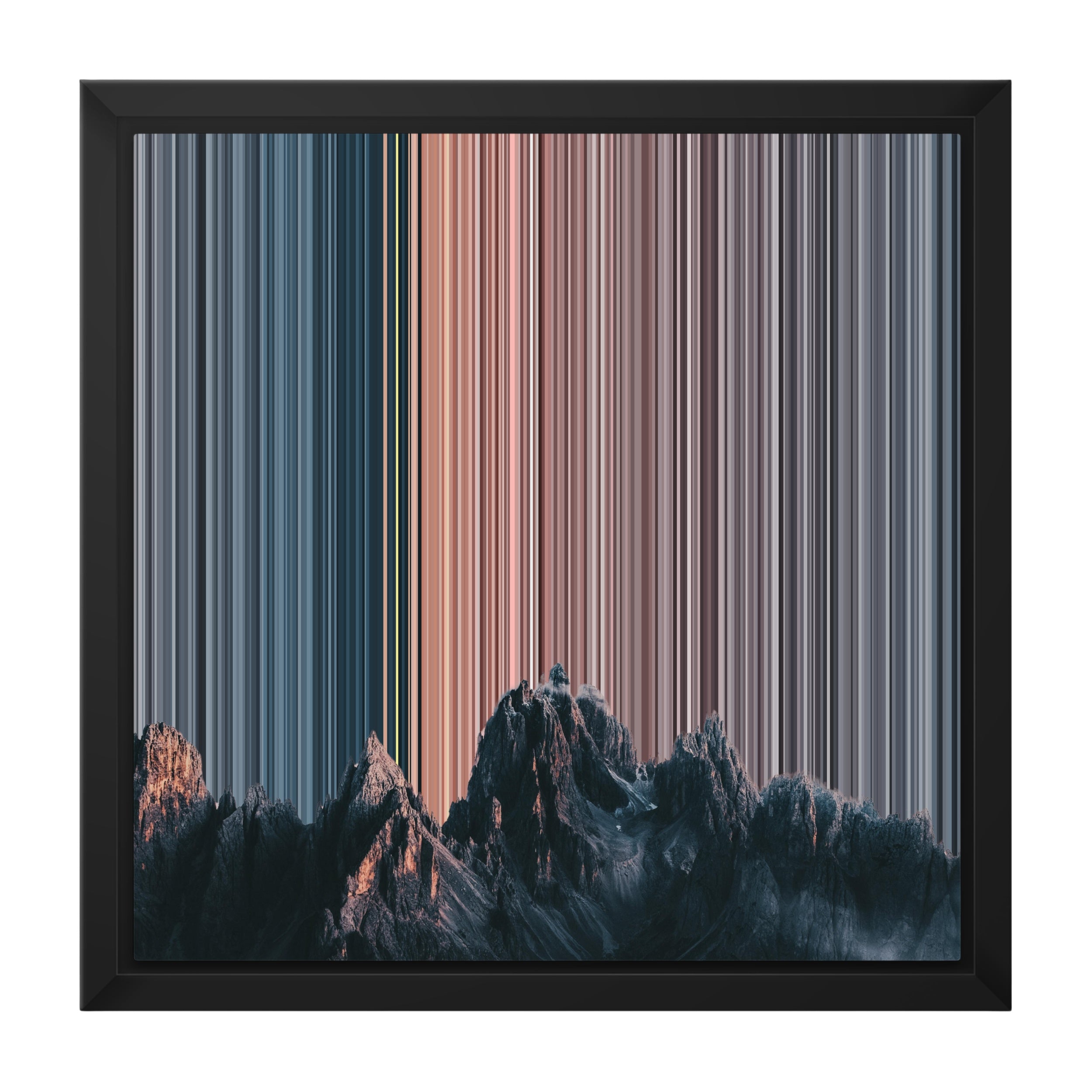 12×12" Framed Canvas - Black variant