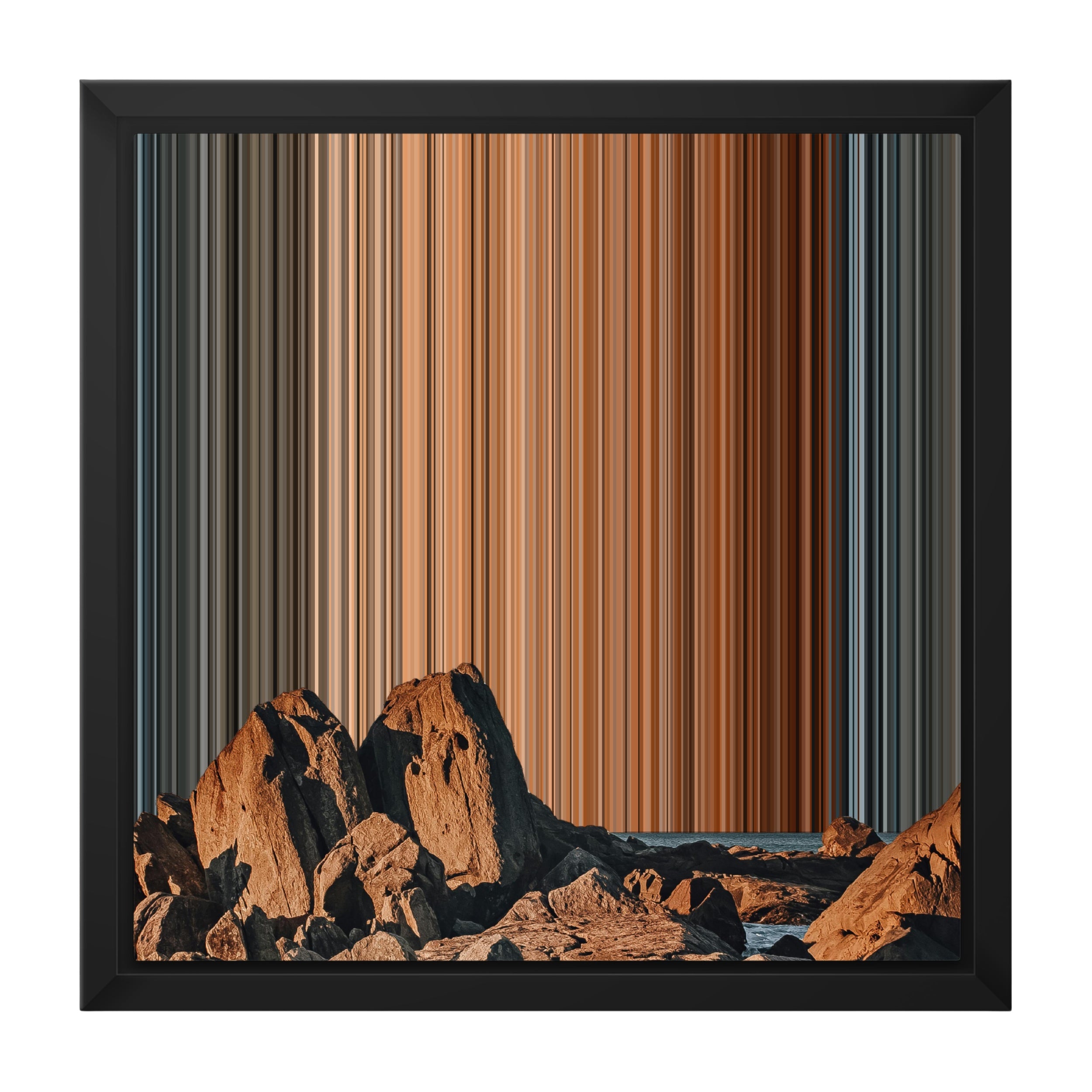 12×12" Framed Canvas - Black variant